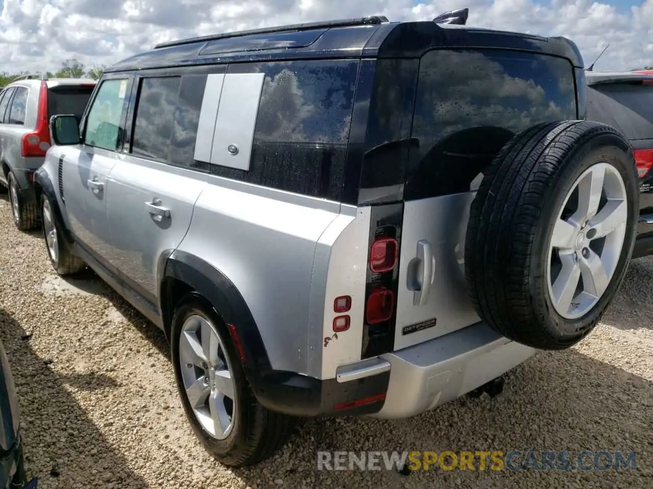3 Фотография поврежденного автомобиля SALE17EU0L2010231 LAND ROVER DEFENDER 2020