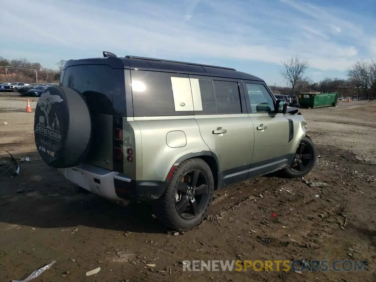 3 Фотография поврежденного автомобиля SALE1EEU6L2030133 LAND ROVER DEFENDER 2020