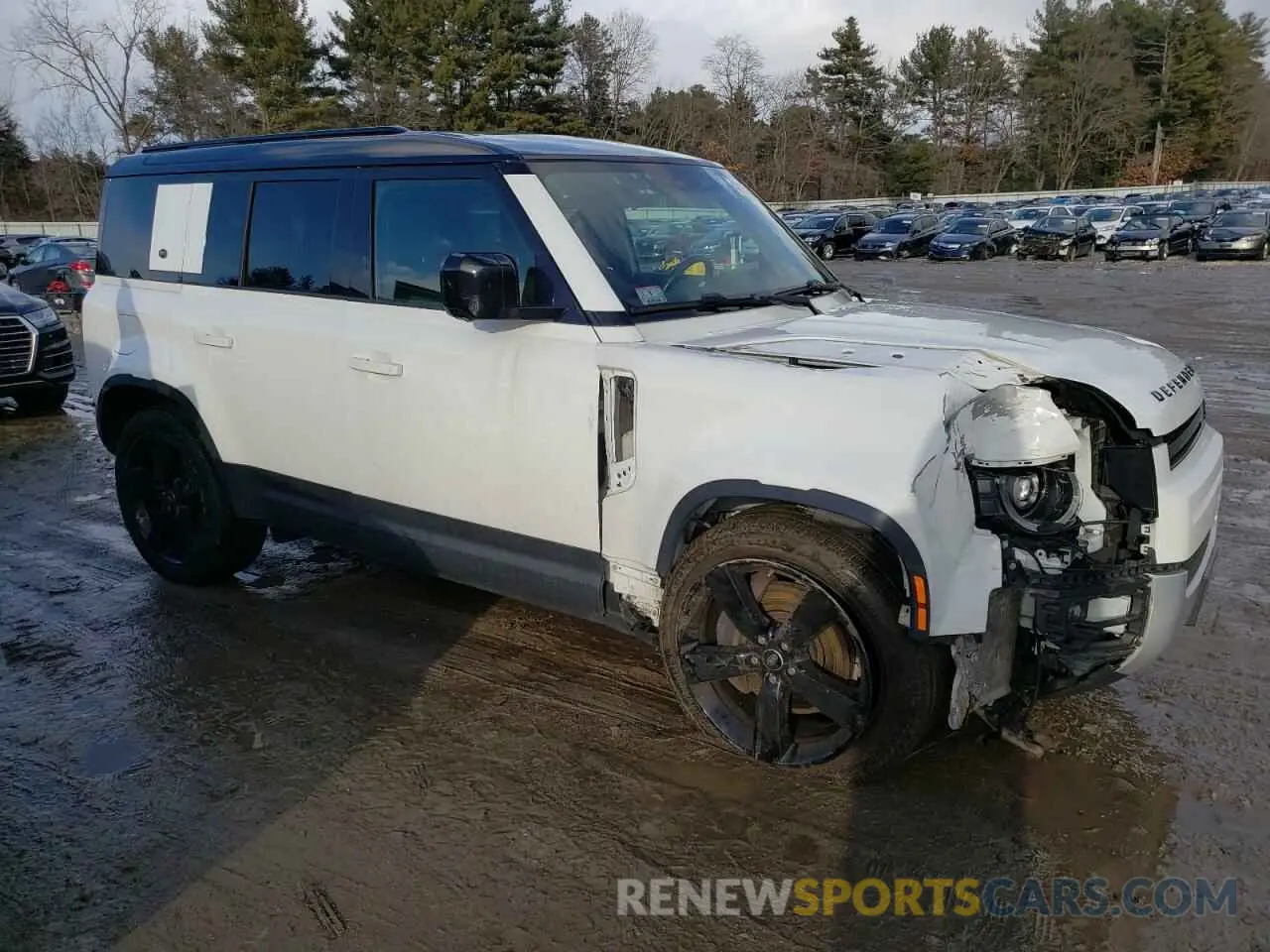 4 Фотография поврежденного автомобиля SALE97EU2L2017688 LAND ROVER DEFENDER 2020