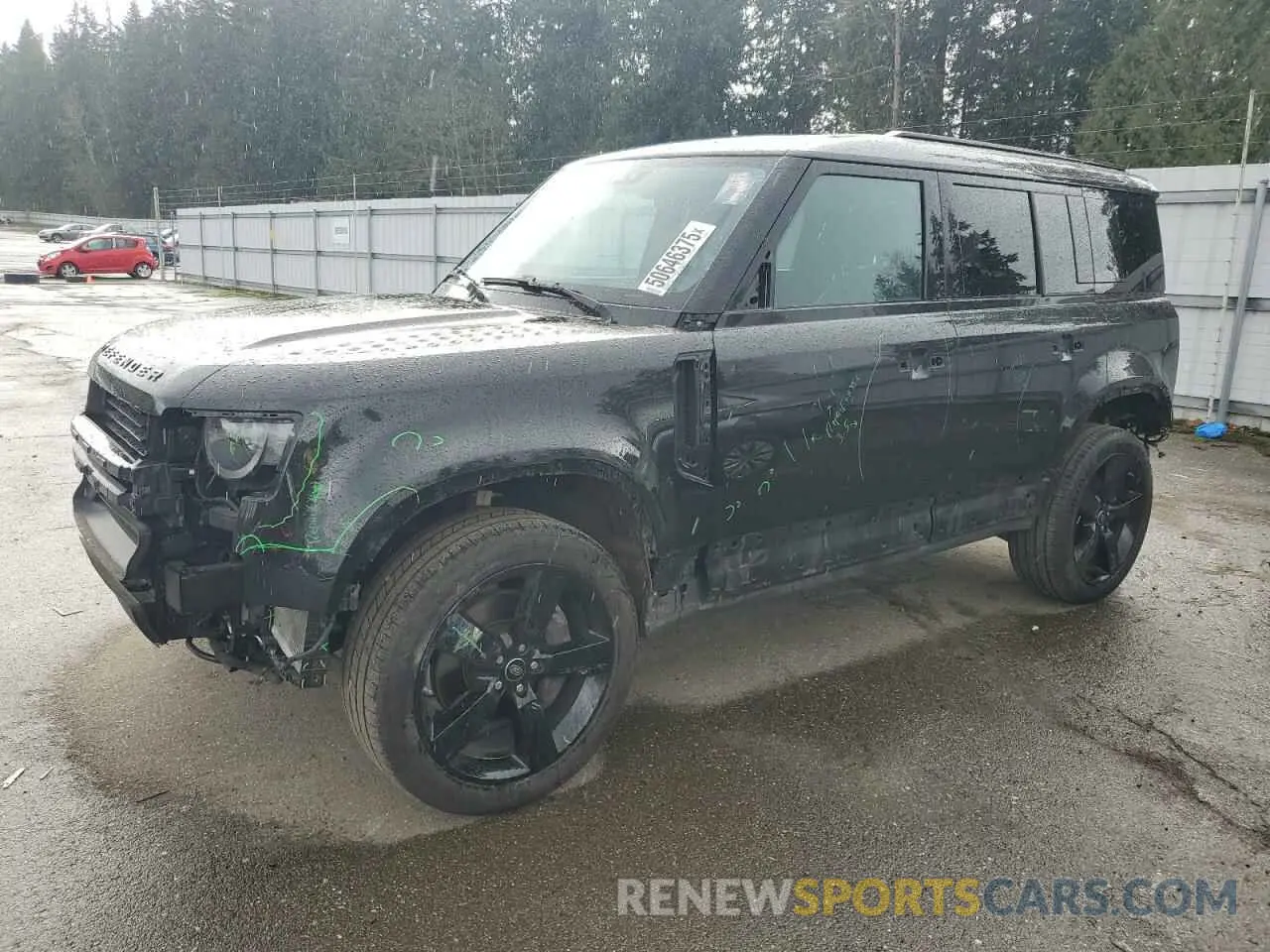 1 Photograph of a damaged car SALE9EEU6L2025605 LAND ROVER DEFENDER 2020