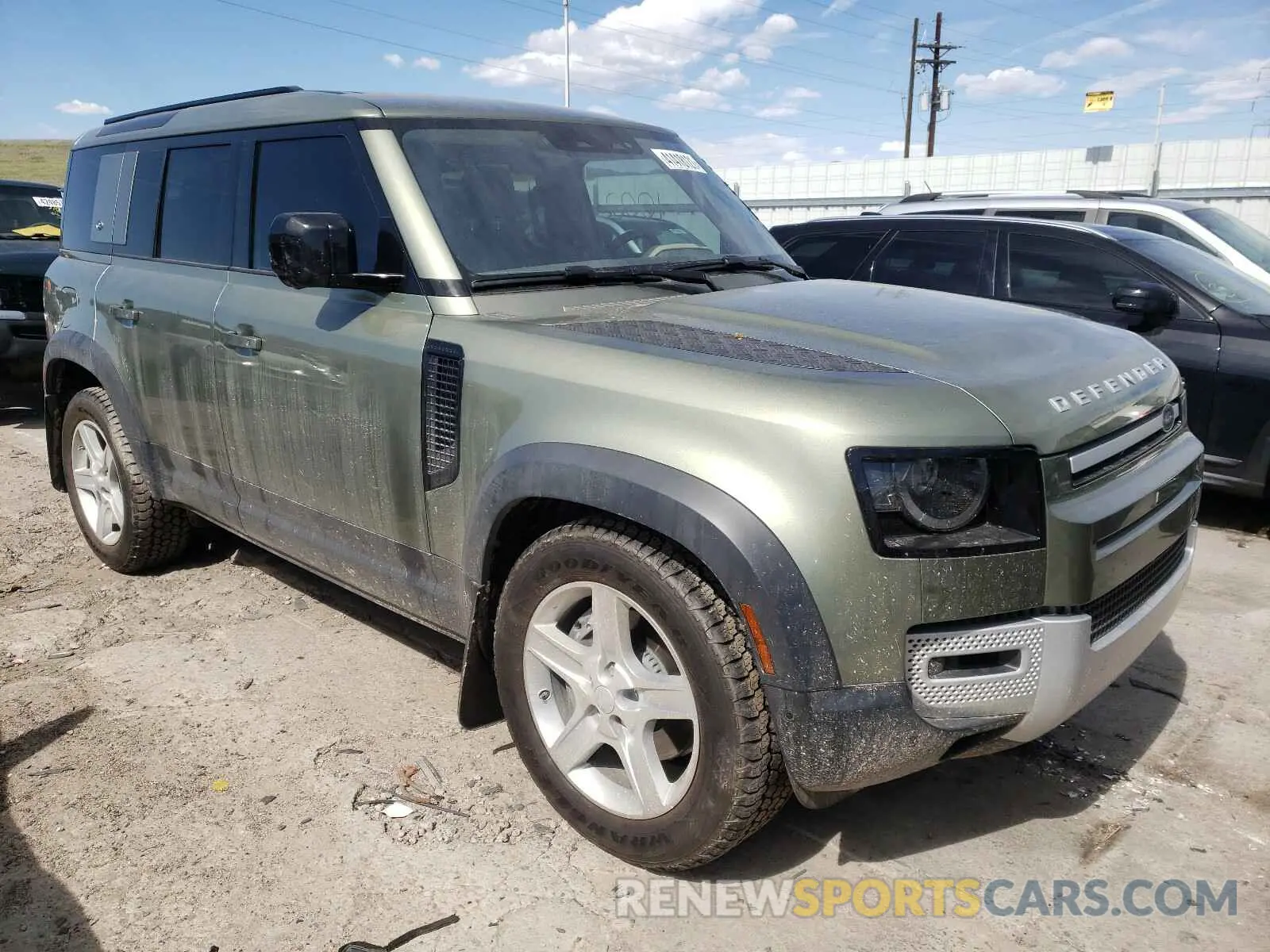 1 Photograph of a damaged car SALEP7EU8L2018026 LAND ROVER DEFENDER 2020
