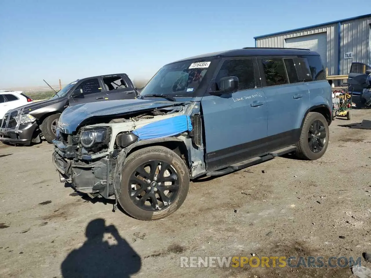 1 Photograph of a damaged car SALE37RU8M2041944 LAND ROVER DEFENDER 2021