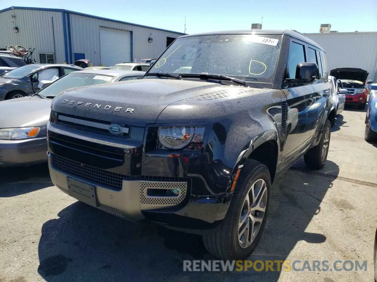 2 Photograph of a damaged car SALE3ERU5M2042361 LAND ROVER DEFENDER 2021