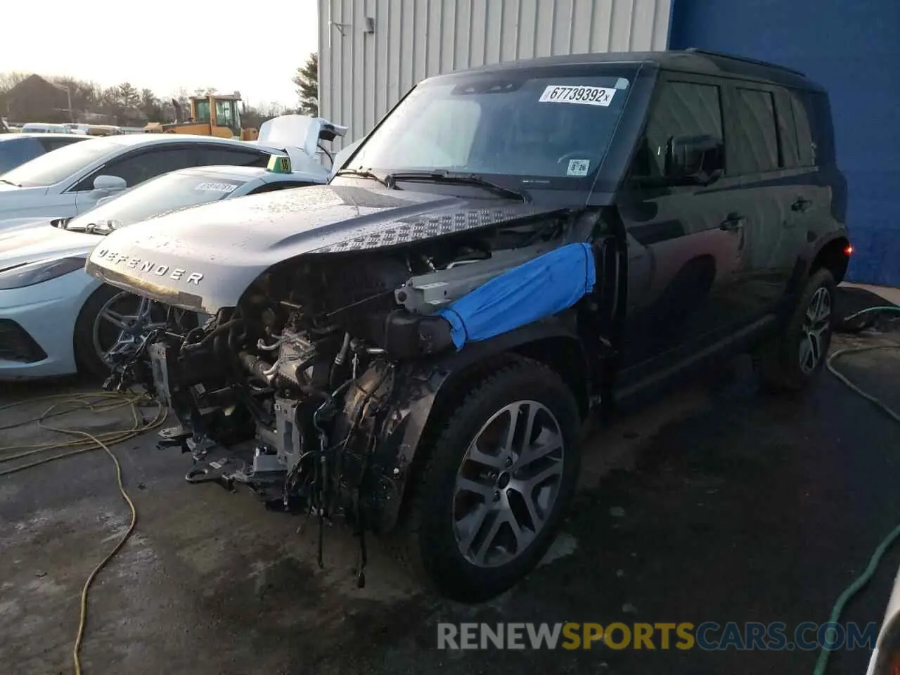 1 Photograph of a damaged car SALEJ7RX3M2045979 LAND ROVER DEFENDER 2021