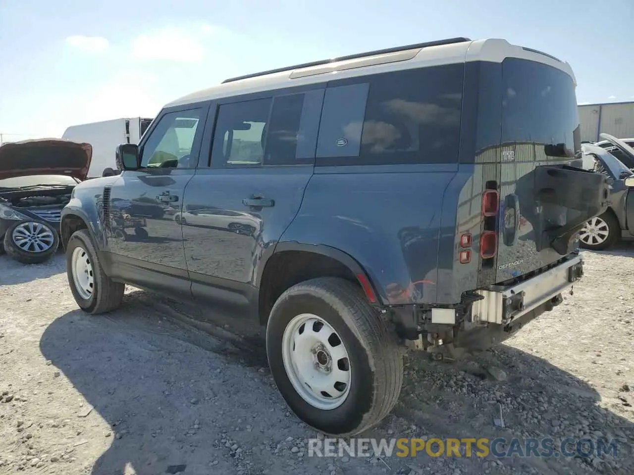 2 Фотография поврежденного автомобиля SALEJ7RX4M2047532 LAND ROVER DEFENDER 2021