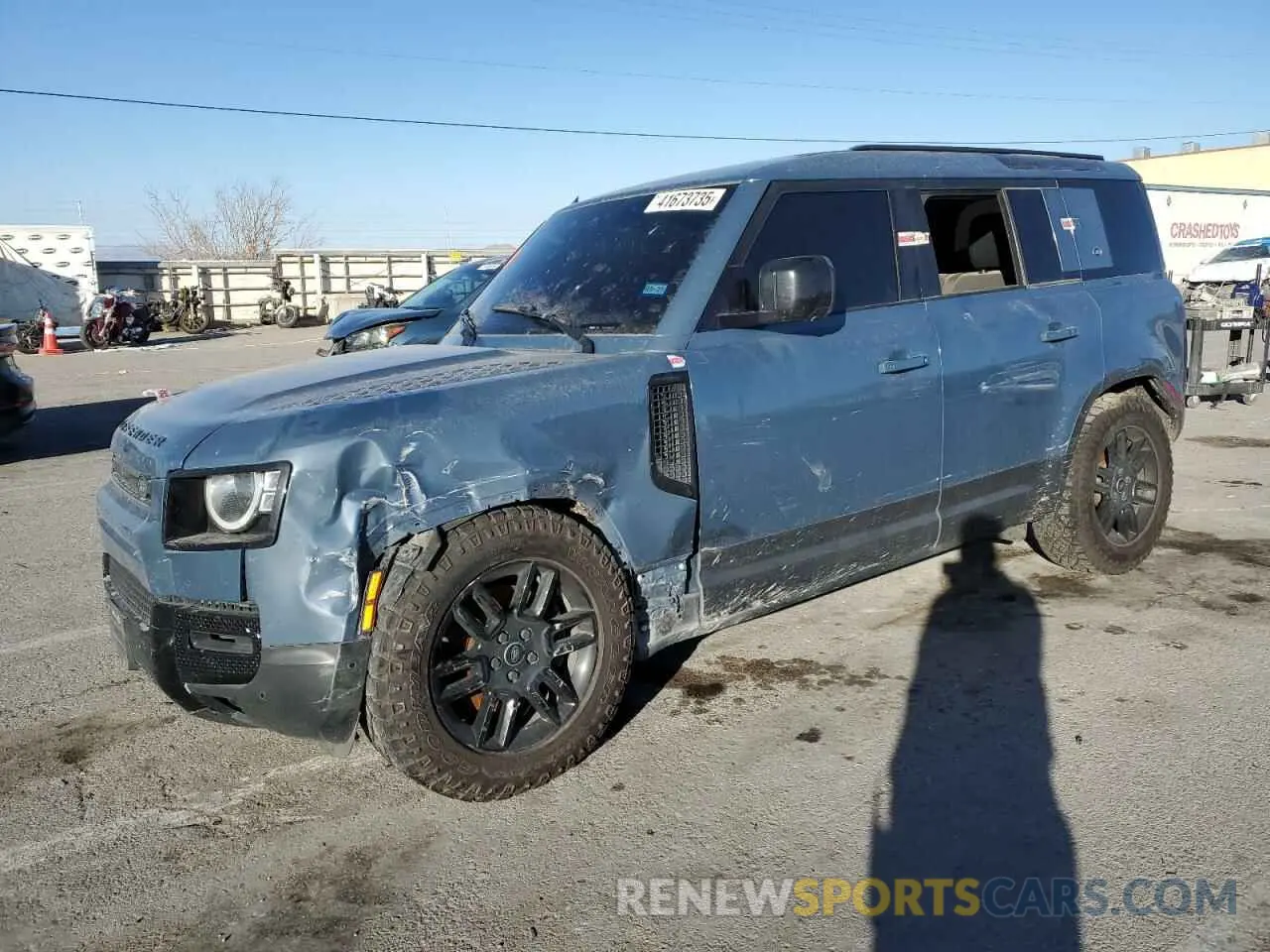 1 Photograph of a damaged car SALEJ7RX6M2035267 LAND ROVER DEFENDER 2021