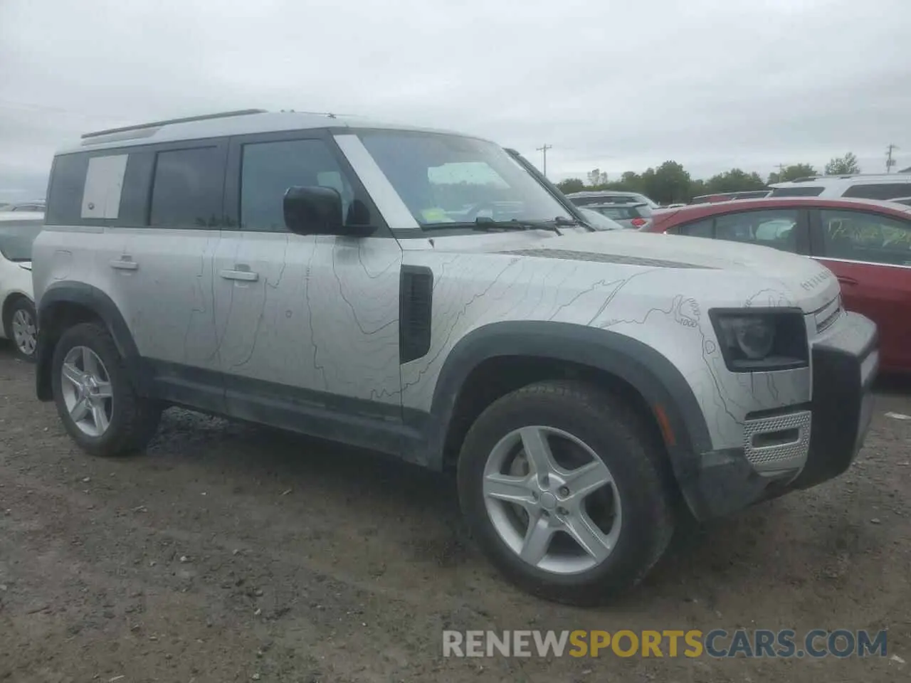 4 Photograph of a damaged car SALEP7RU0N2106968 LAND ROVER DEFENDER 2022