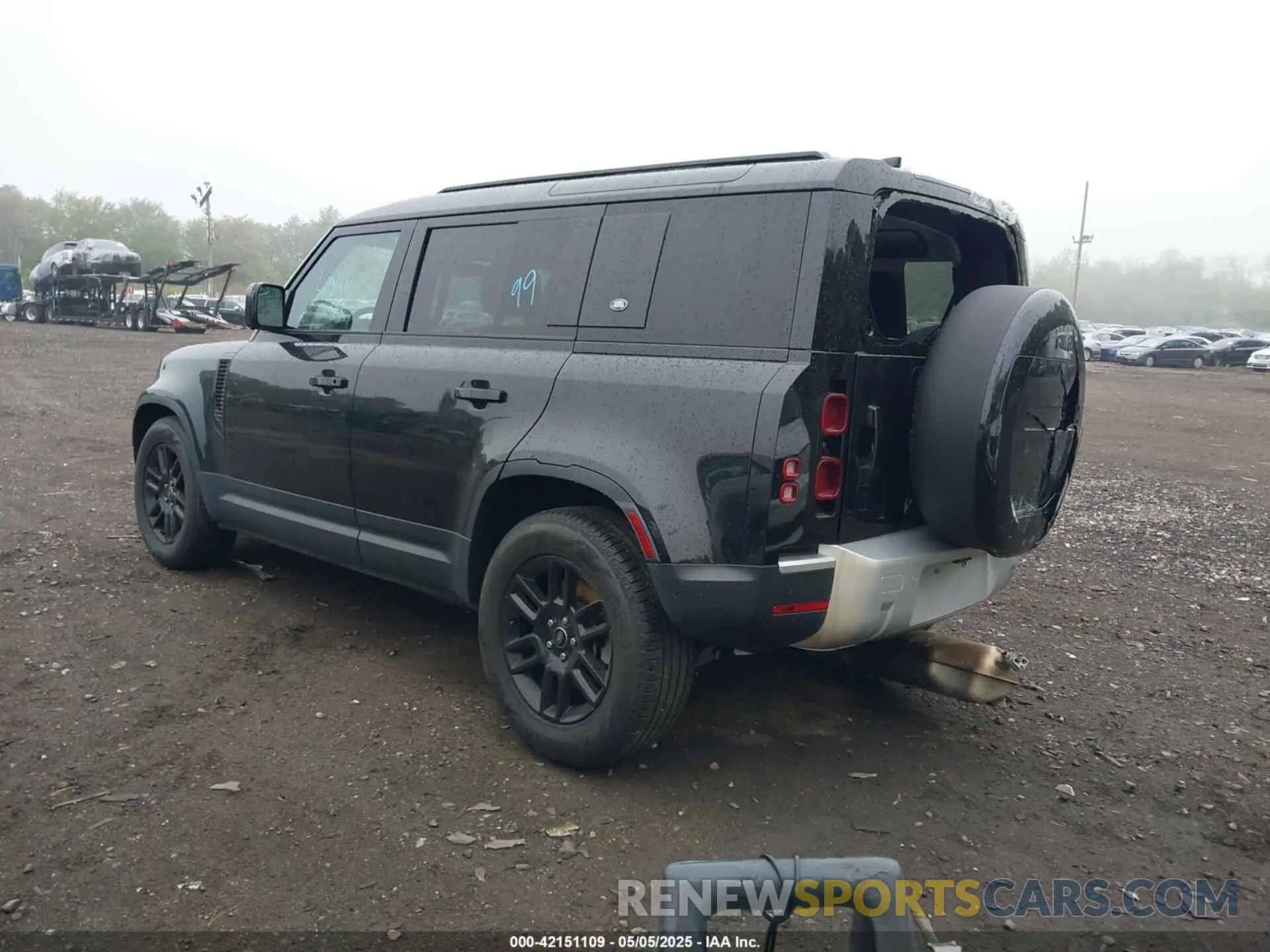 3 Фотография поврежденного автомобиля SALEPERU2N2088316 LAND ROVER DEFENDER 2022