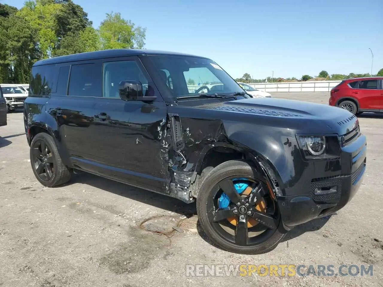 4 Фотография поврежденного автомобиля SALEWERE8N2074626 LAND ROVER DEFENDER 2022