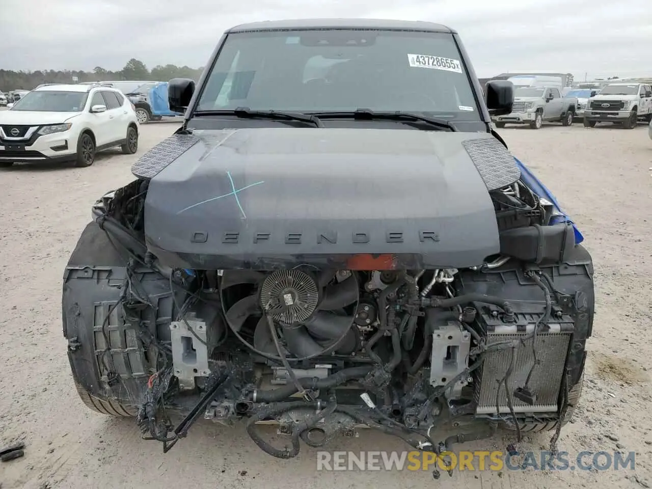 5 Фотография поврежденного автомобиля SALE2EEU9P2231950 LAND ROVER DEFENDER 2023