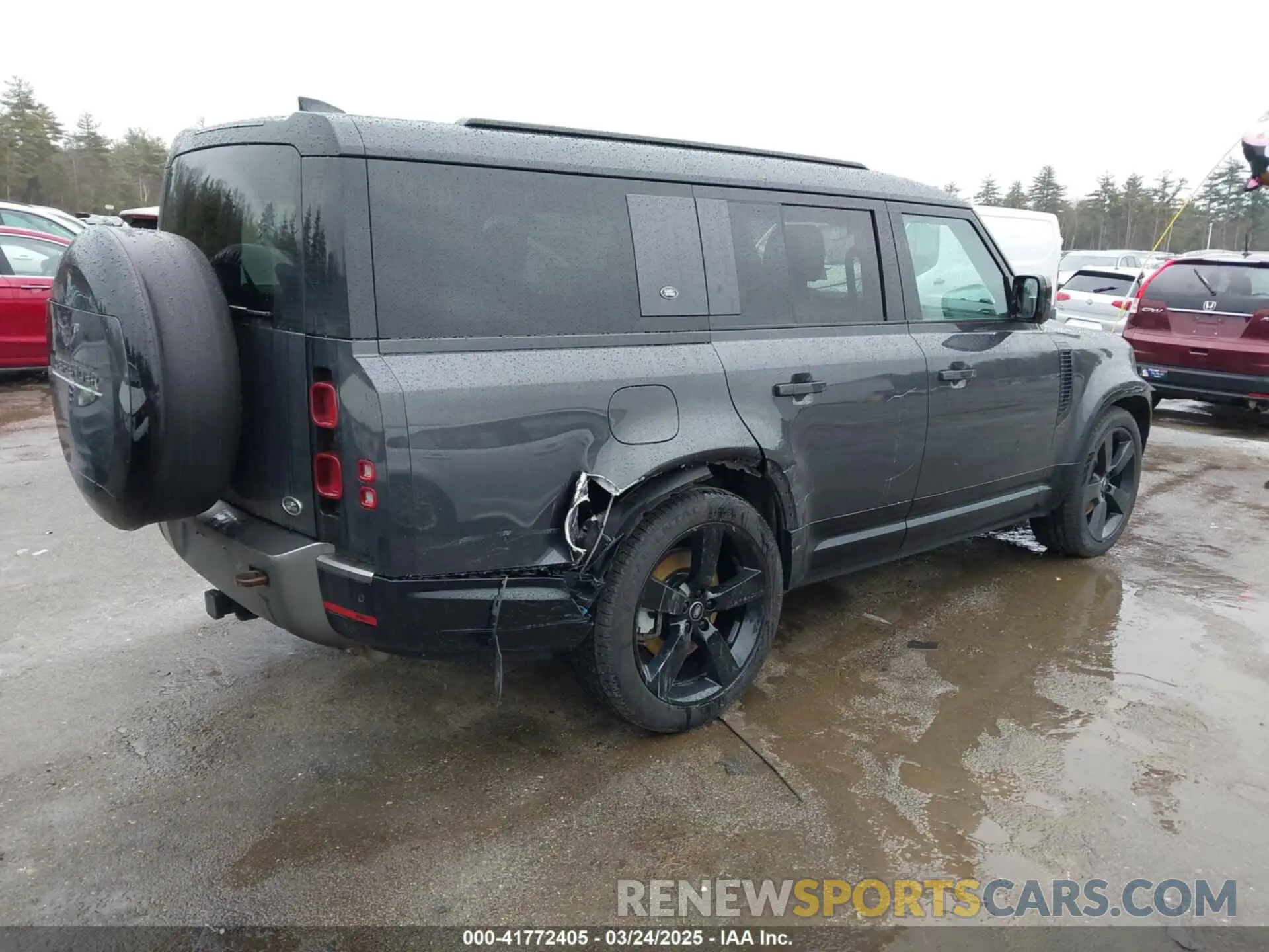 4 Фотография поврежденного автомобиля SALE2FEU3P2204717 LAND ROVER DEFENDER 2023
