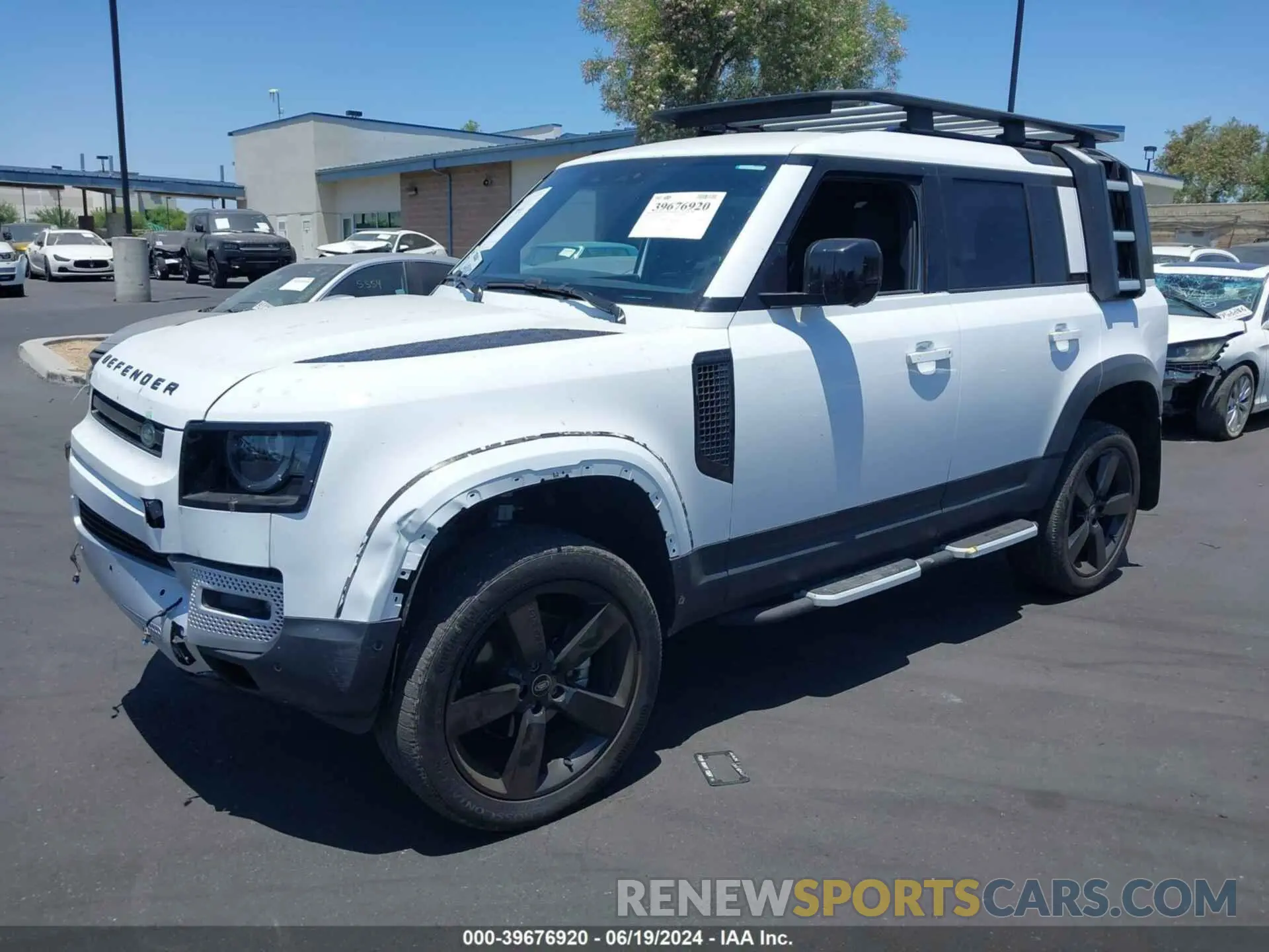 2 Photograph of a damaged car SALEJ7EX6P2112892 LAND ROVER DEFENDER 2023