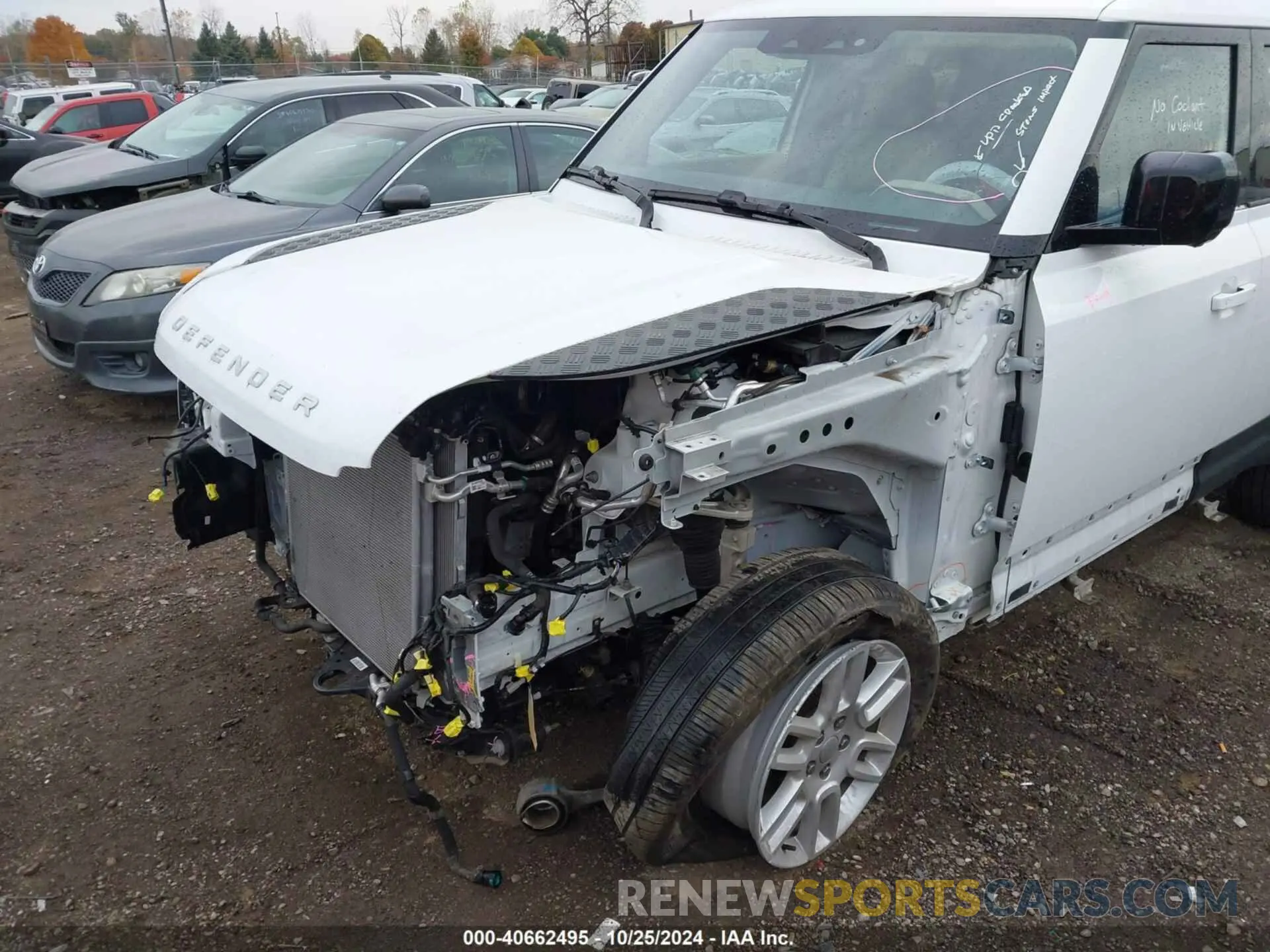 2 Фотография поврежденного автомобиля SALEJ7EX7P2148736 LAND ROVER DEFENDER 2023