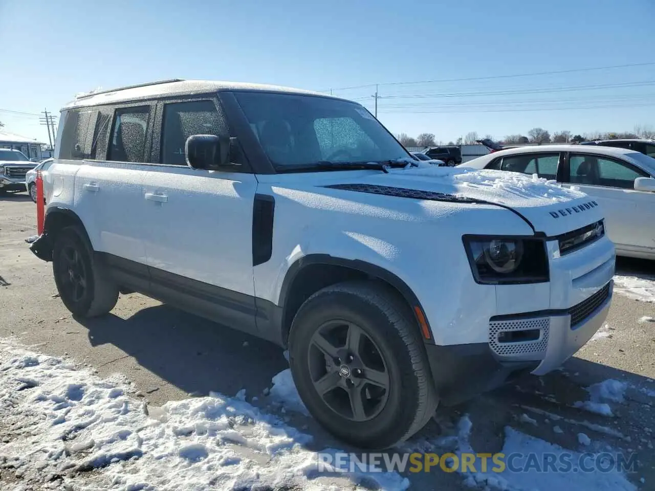 4 Фотография поврежденного автомобиля SALEJ7EXXP2124365 LAND ROVER DEFENDER 2023