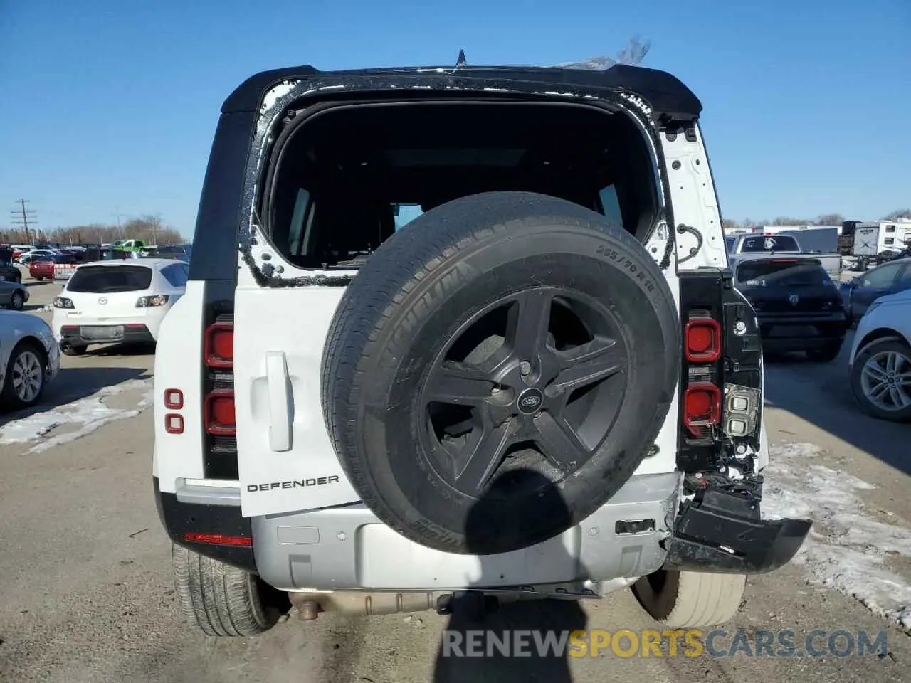 6 Фотография поврежденного автомобиля SALEJ7EXXP2124365 LAND ROVER DEFENDER 2023