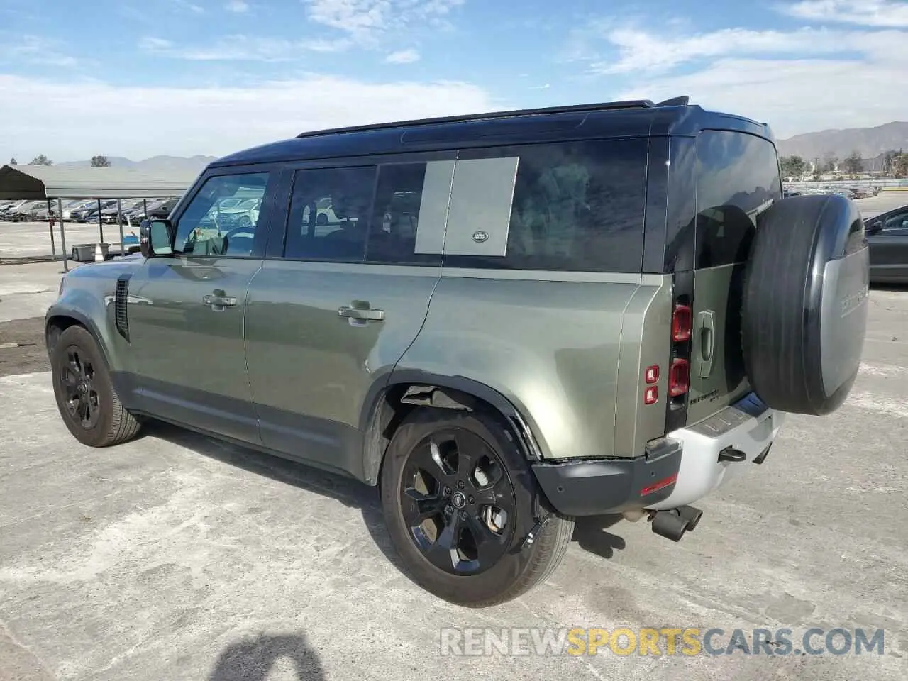 2 Фотография поврежденного автомобиля SALEPEEU3P2150198 LAND ROVER DEFENDER 2023