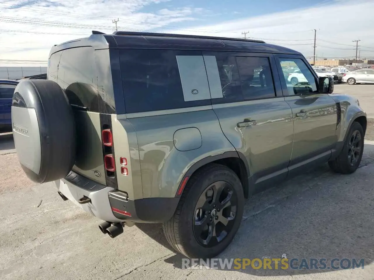 3 Фотография поврежденного автомобиля SALEPEEU3P2150198 LAND ROVER DEFENDER 2023