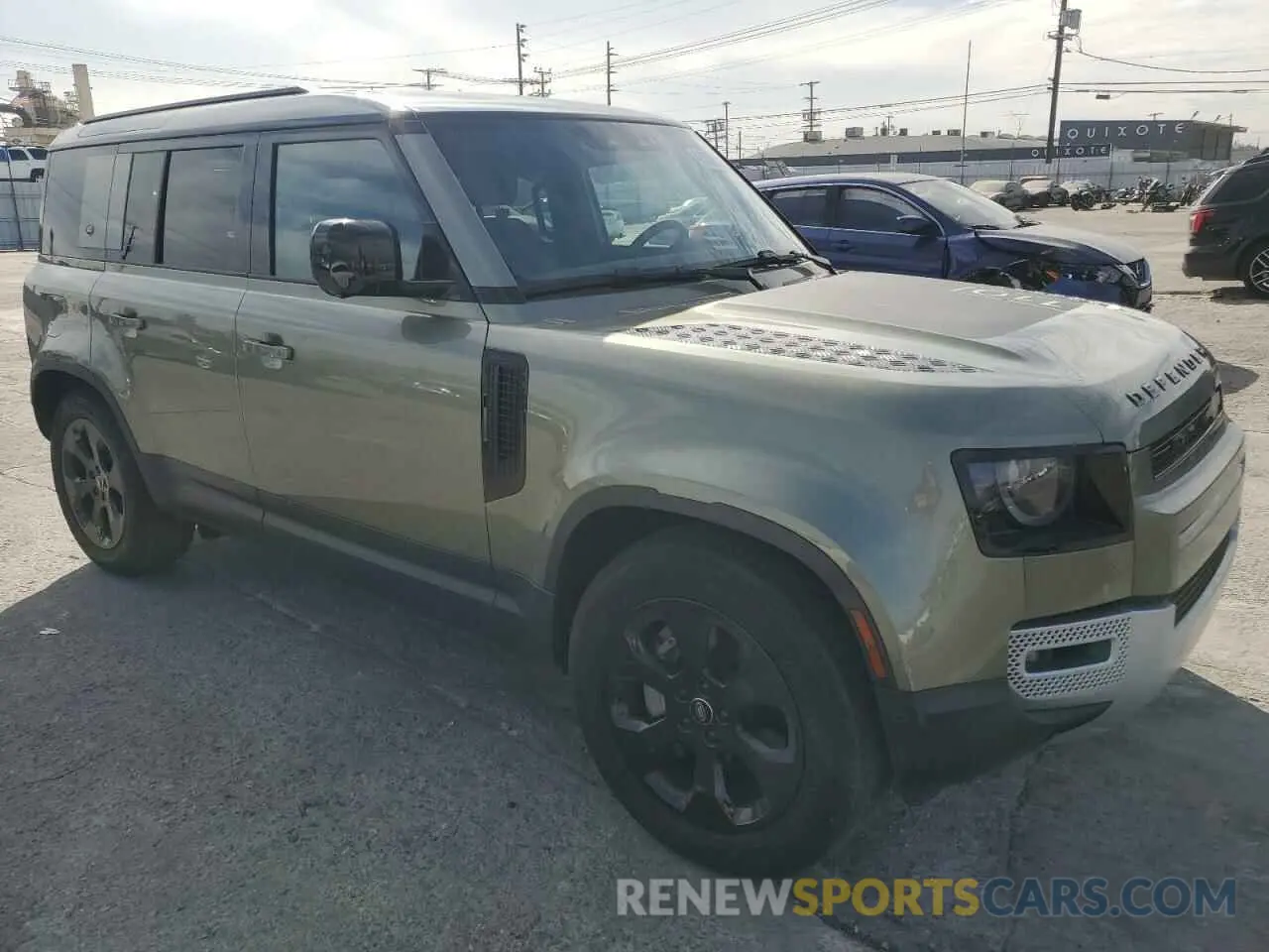 4 Фотография поврежденного автомобиля SALEPEEU3P2150198 LAND ROVER DEFENDER 2023