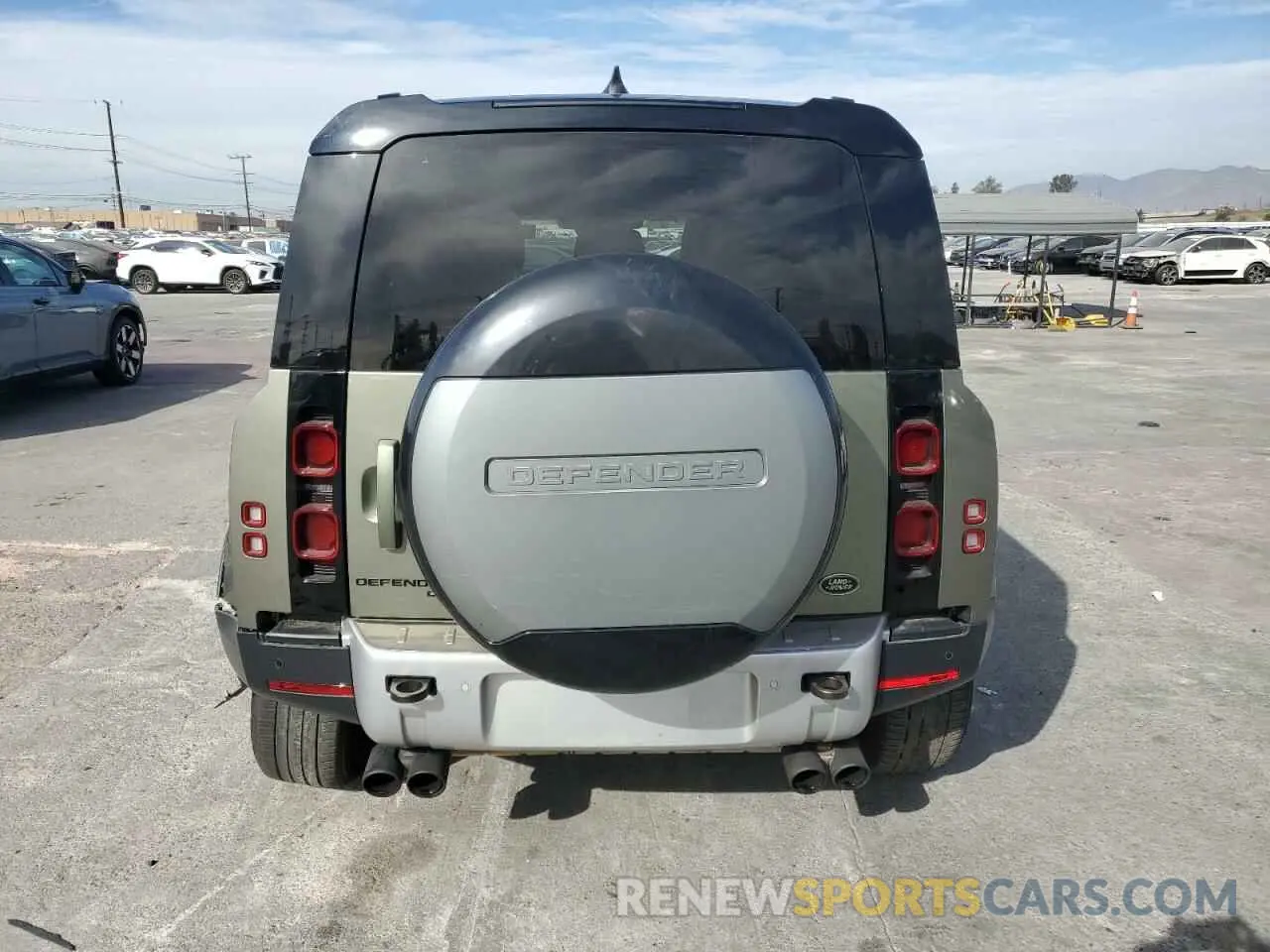 6 Фотография поврежденного автомобиля SALEPEEU3P2150198 LAND ROVER DEFENDER 2023