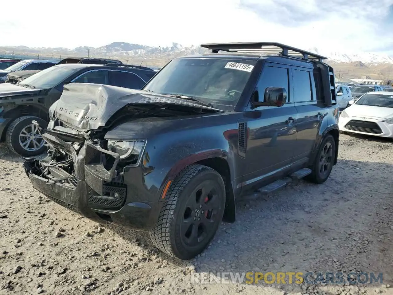 1 Photograph of a damaged car SALEXEEU6P2135372 LAND ROVER DEFENDER 2023