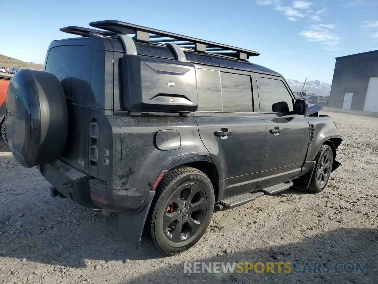 3 Photograph of a damaged car SALEXEEU6P2135372 LAND ROVER DEFENDER 2023