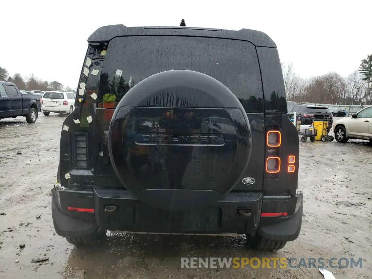 6 Фотография поврежденного автомобиля SALEXEEU8P2111784 LAND ROVER DEFENDER 2023