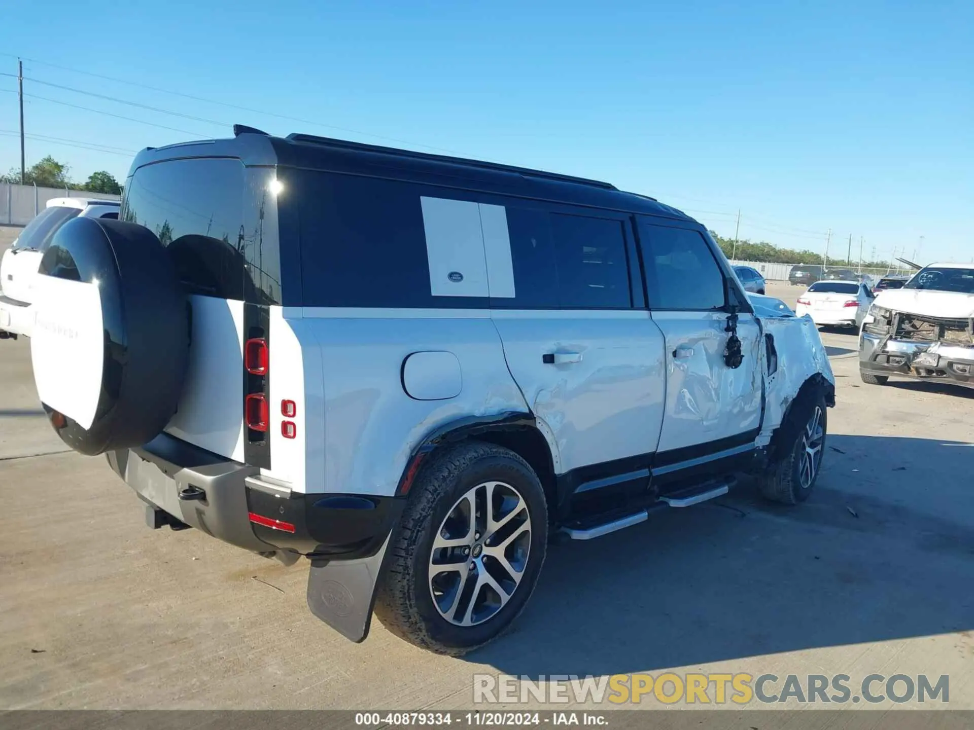 4 Фотография поврежденного автомобиля SALE27EU5R2262224 LAND ROVER DEFENDER 2024