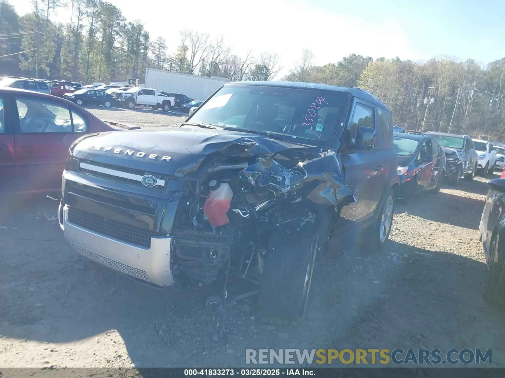 2 Photograph of a damaged car SALEJ6EX4R2350804 LAND ROVER DEFENDER 2024
