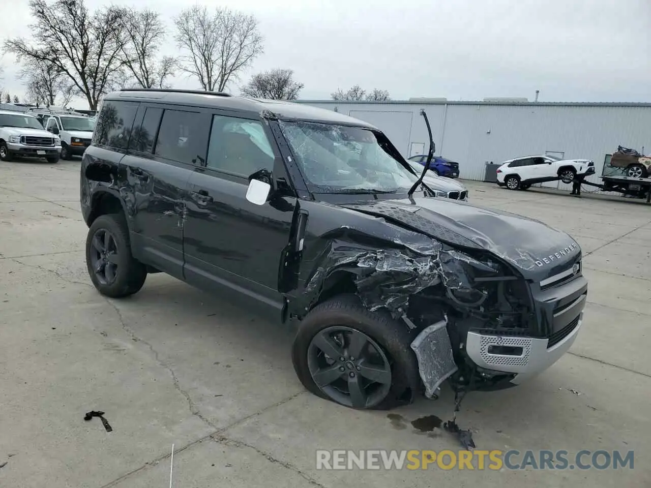 4 Photograph of a damaged car SALEJ7EXXR2314637 LAND ROVER DEFENDER 2024