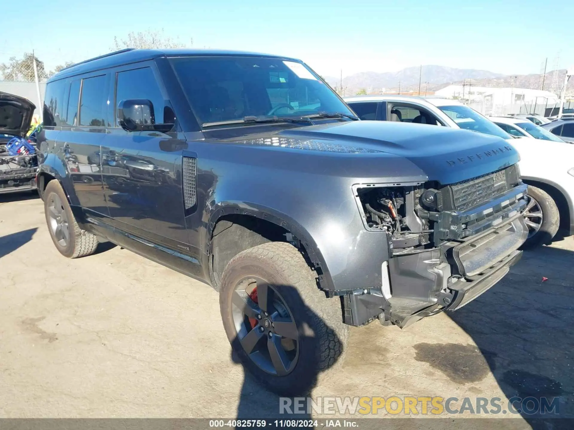 1 Photograph of a damaged car SALEX7EU6R2345503 LAND ROVER DEFENDER 2024