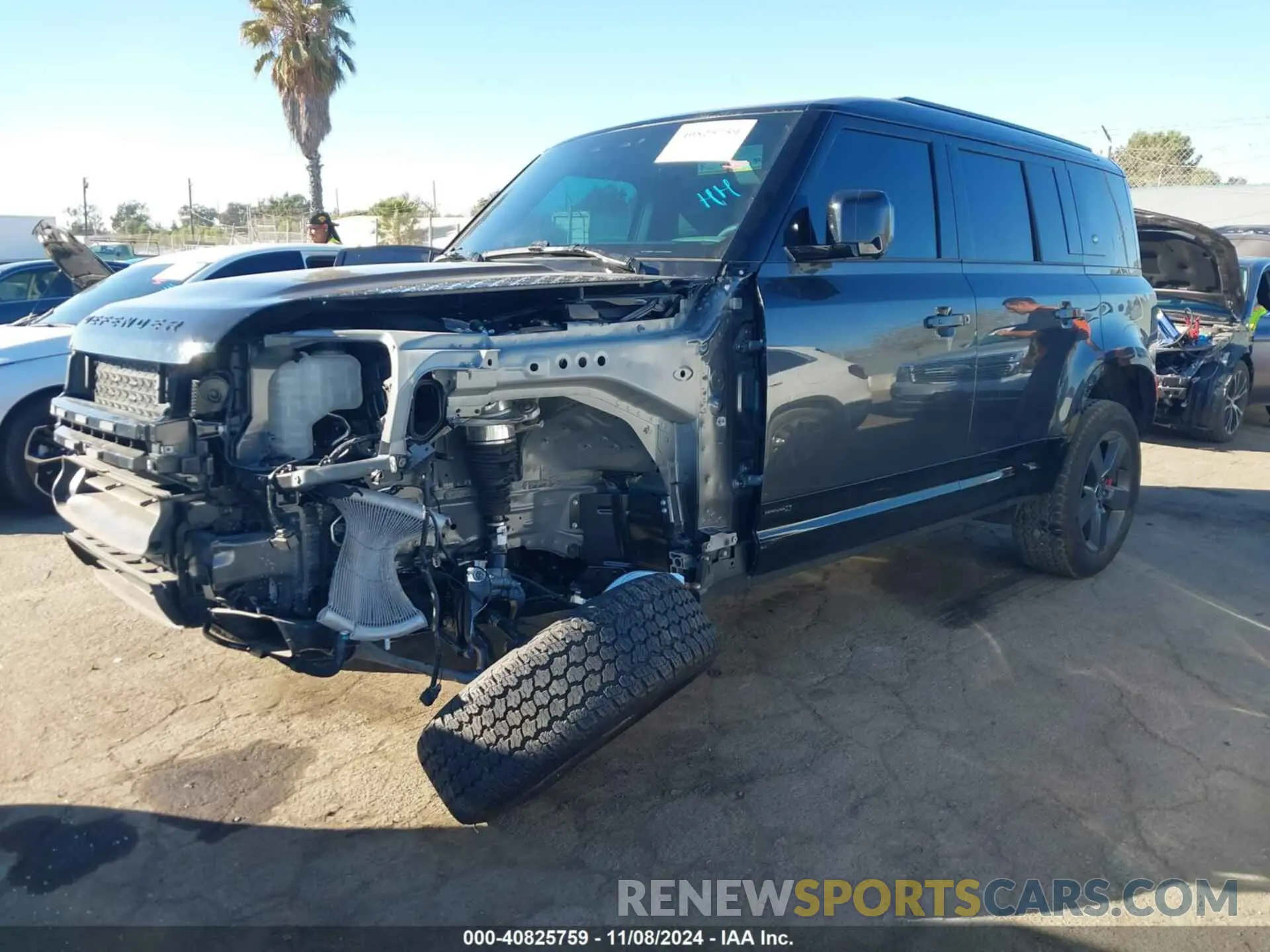 2 Photograph of a damaged car SALEX7EU6R2345503 LAND ROVER DEFENDER 2024