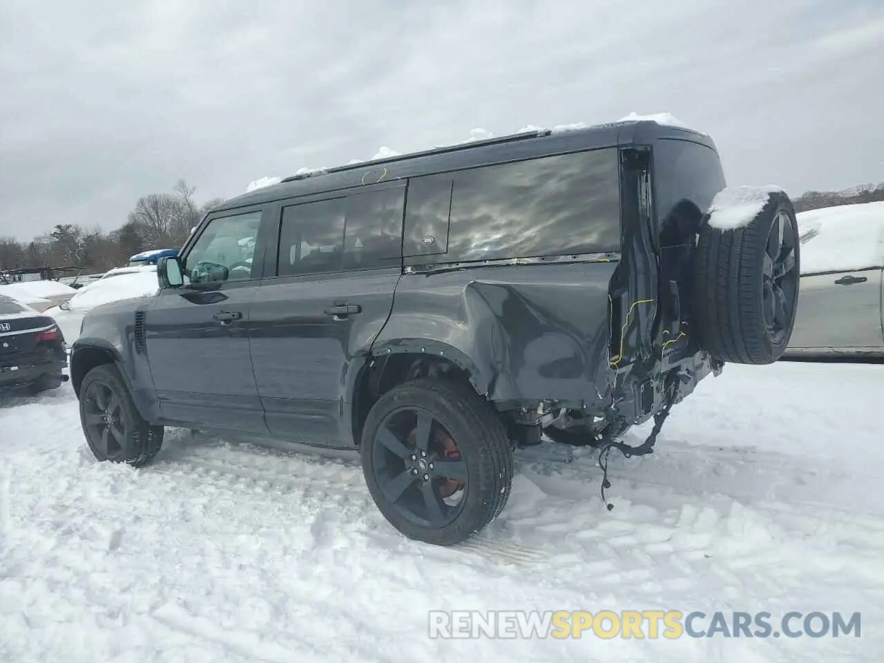 2 Photograph of a damaged car SALEXFEU3R2356517 LAND ROVER DEFENDER 2024