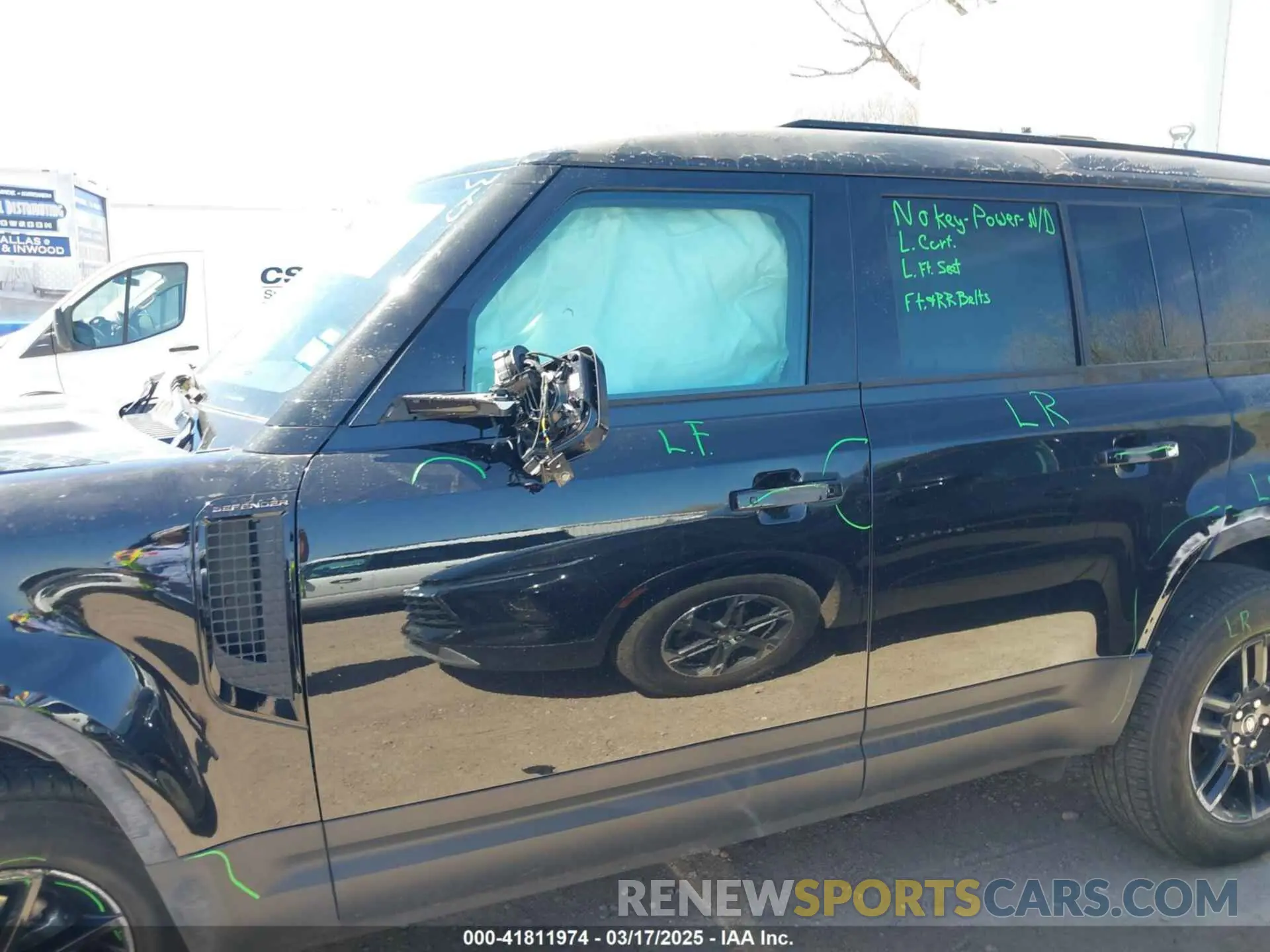 13 Photograph of a damaged car SALEJ7EX0S2386159 LAND ROVER DEFENDER 2025