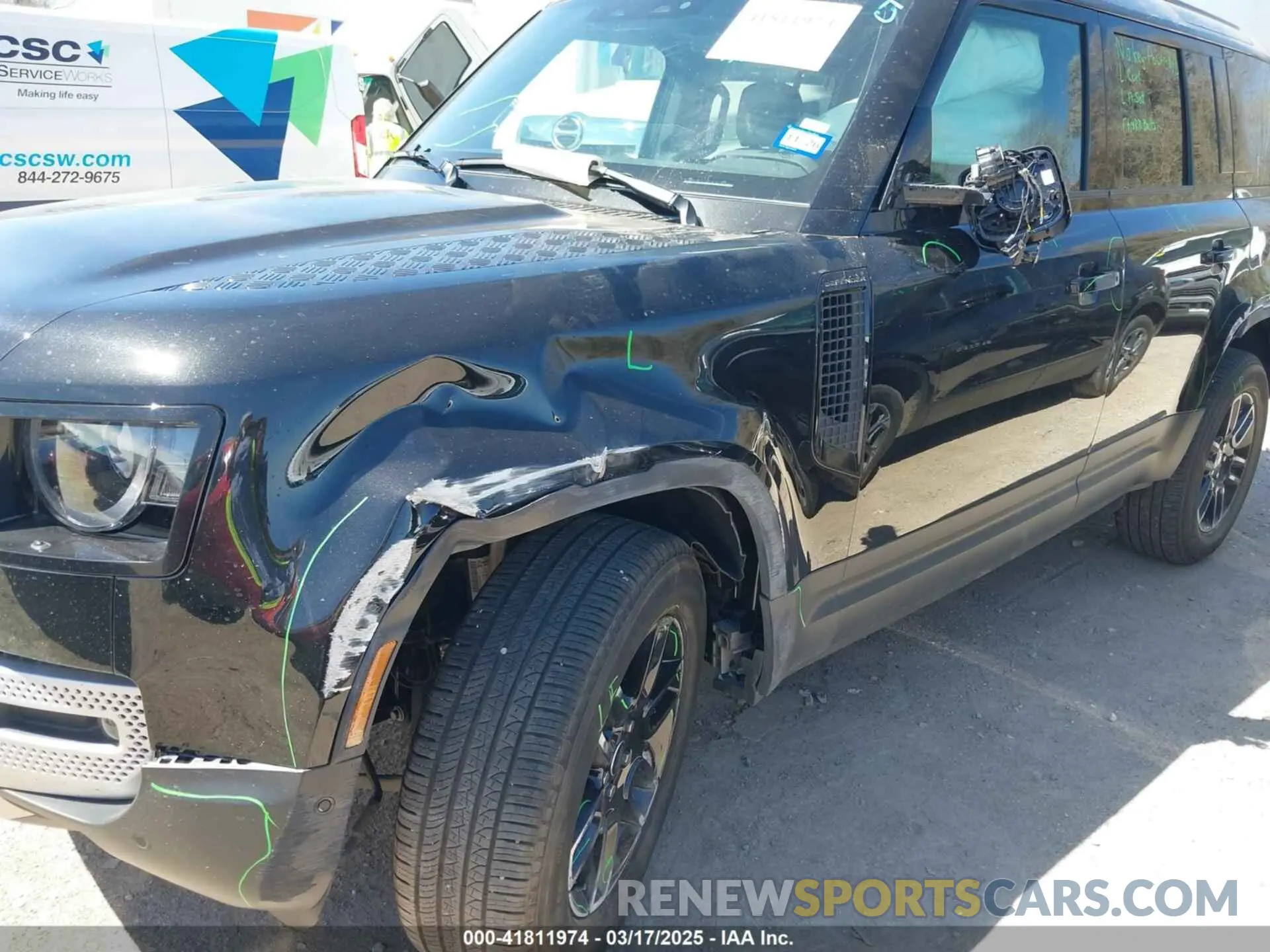 6 Photograph of a damaged car SALEJ7EX0S2386159 LAND ROVER DEFENDER 2025
