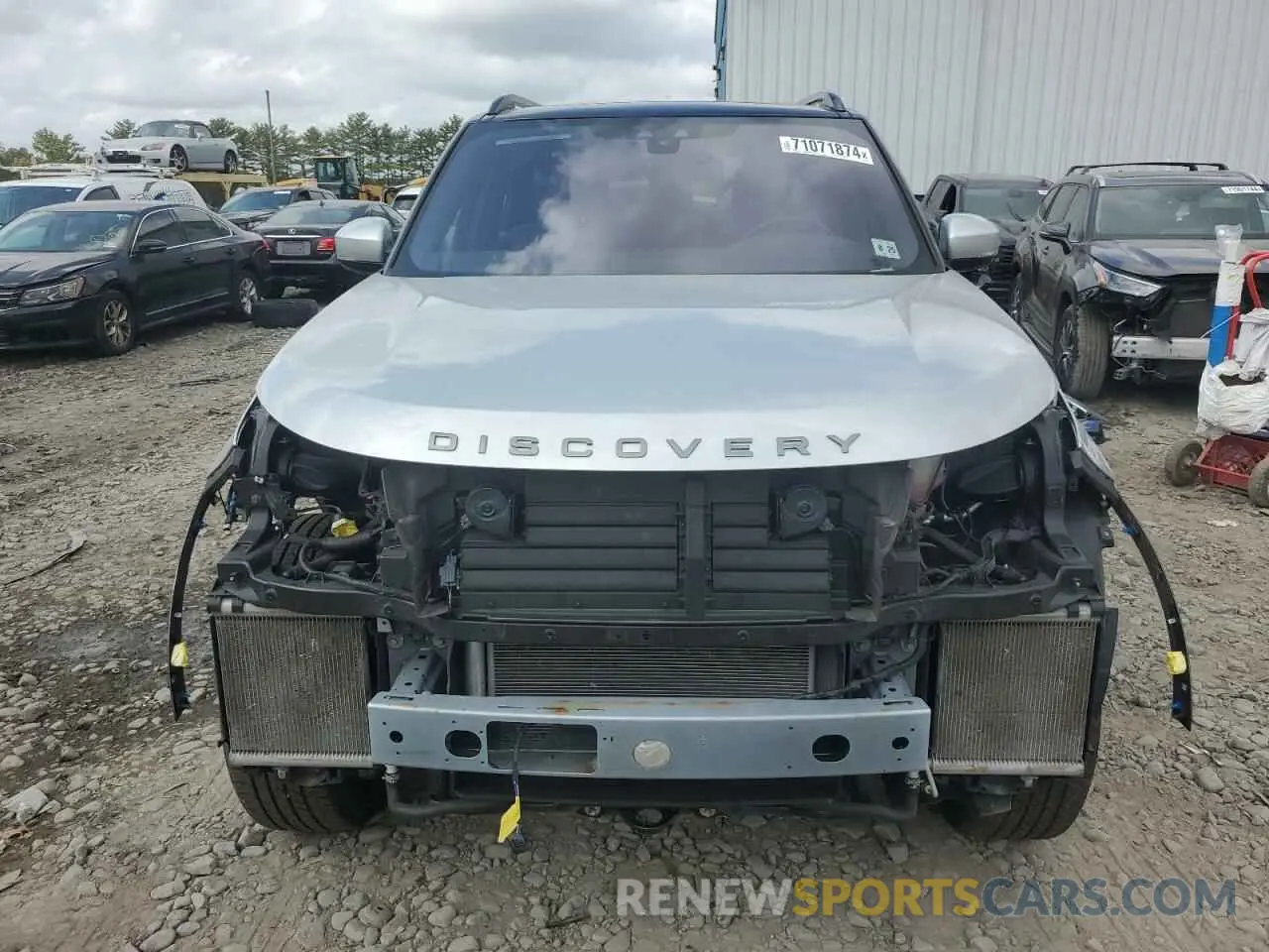 5 Фотография поврежденного автомобиля SALRR2RV8L2432165 LAND ROVER DISCOVERY 2020