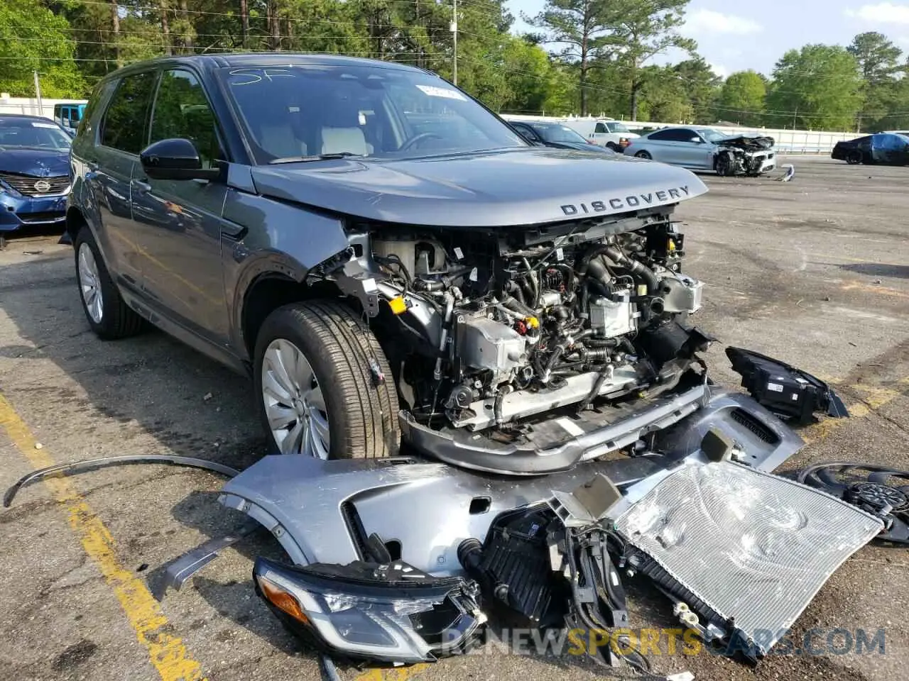 1 Photograph of a damaged car SALCT2FX0MH888284 LAND ROVER DISCOVERY 2021