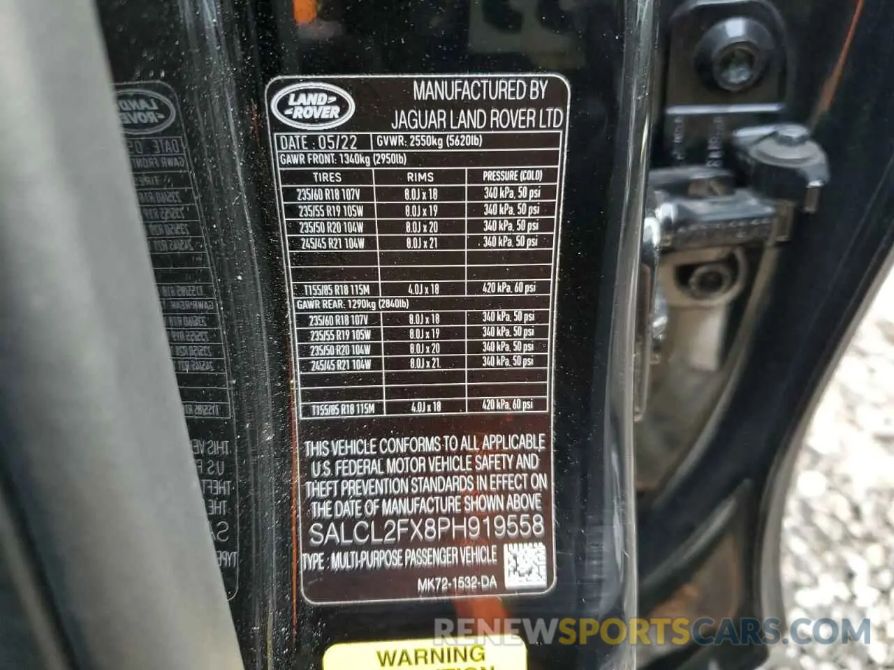 13 Фотография поврежденного автомобиля SALCL2FX8PH919558 LAND ROVER DISCOVERY 2023