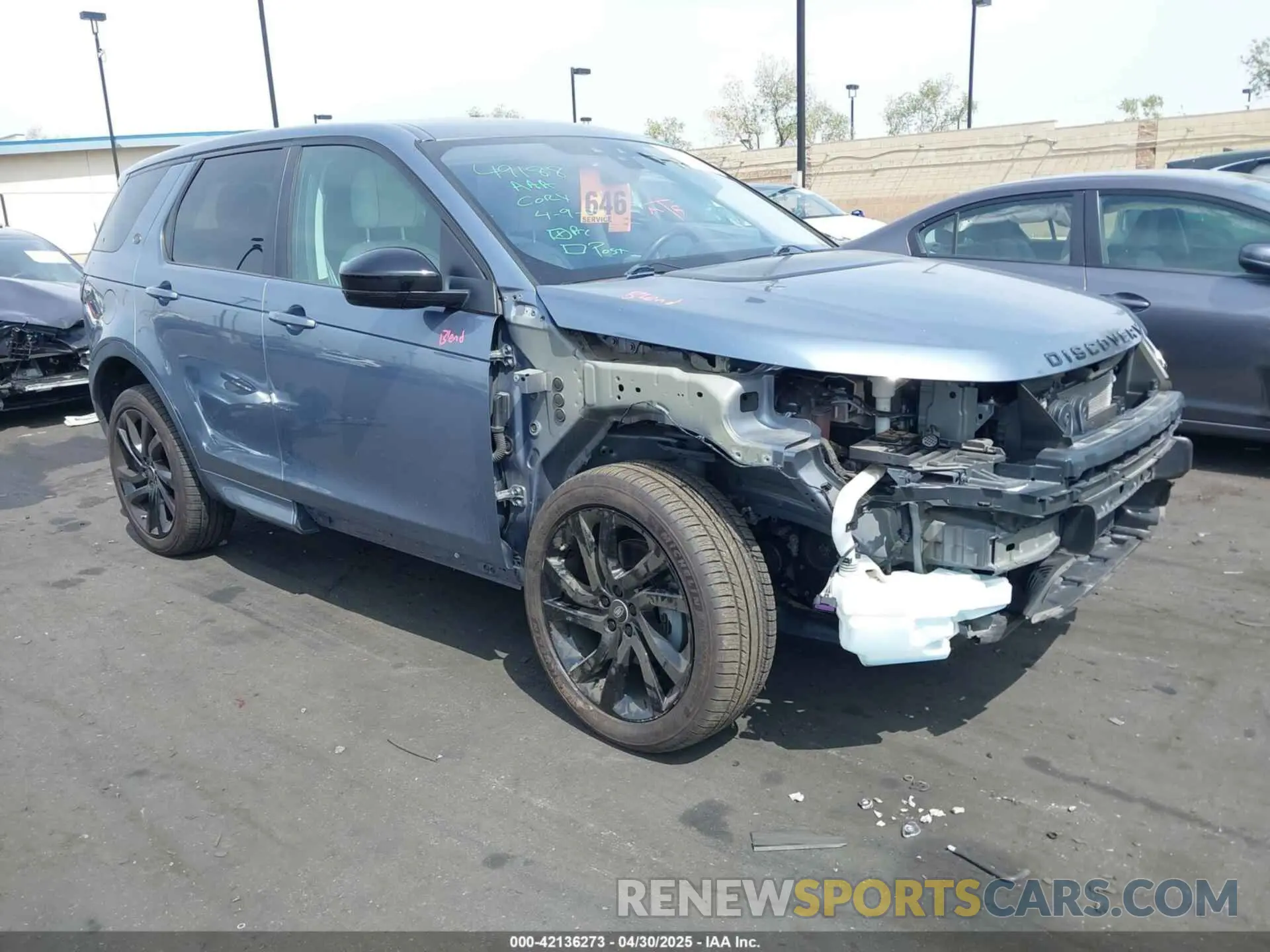 1 Фотография поврежденного автомобиля SALCT2FX0KH795813 LAND ROVER DISCOVERY SPORT 2019