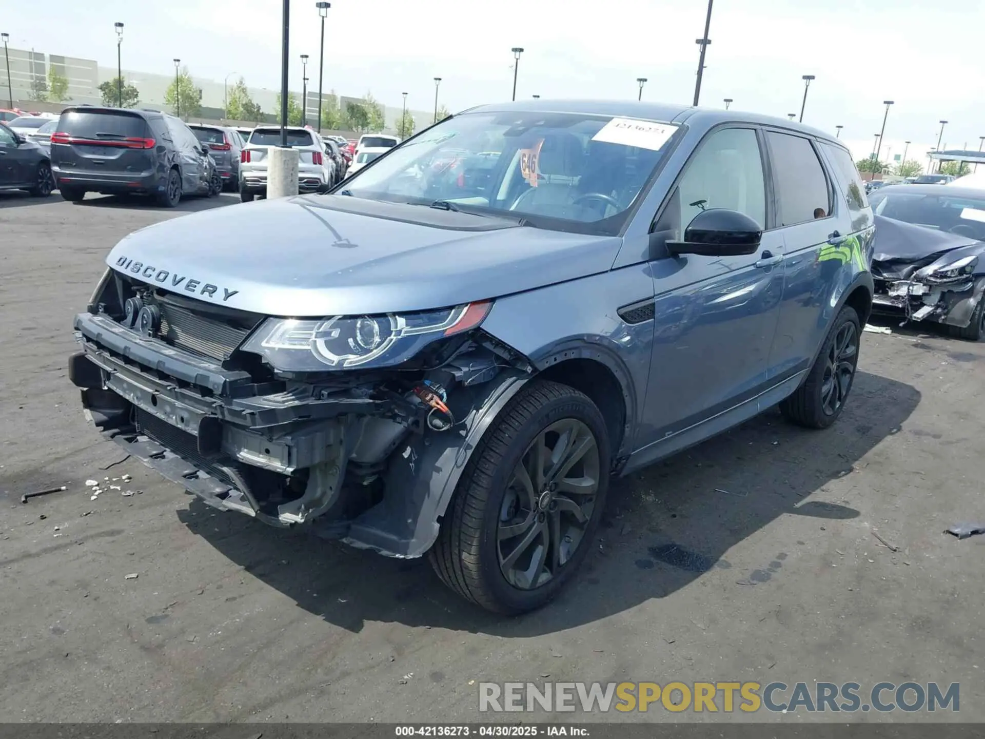 2 Фотография поврежденного автомобиля SALCT2FX0KH795813 LAND ROVER DISCOVERY SPORT 2019