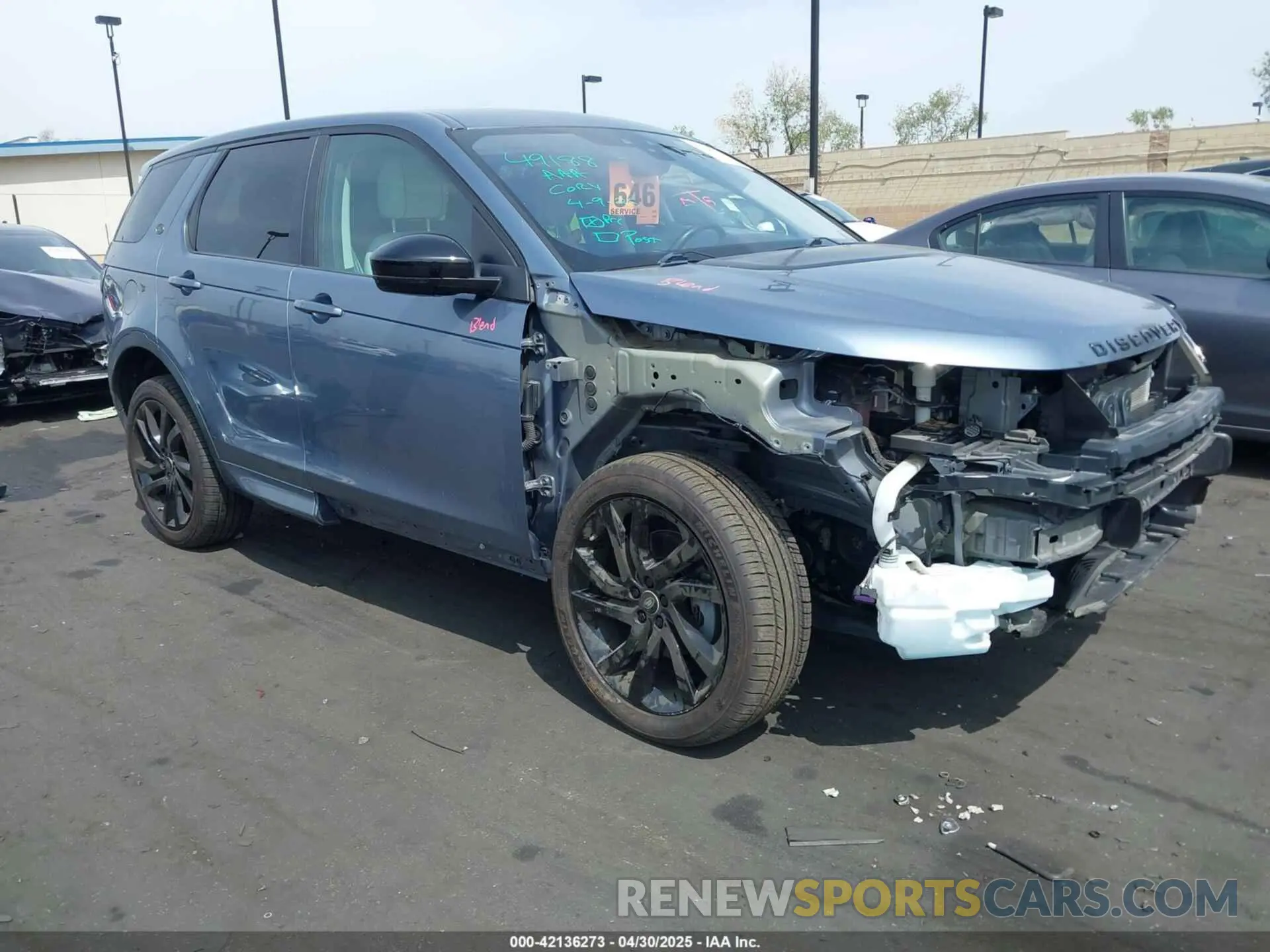 6 Фотография поврежденного автомобиля SALCT2FX0KH795813 LAND ROVER DISCOVERY SPORT 2019