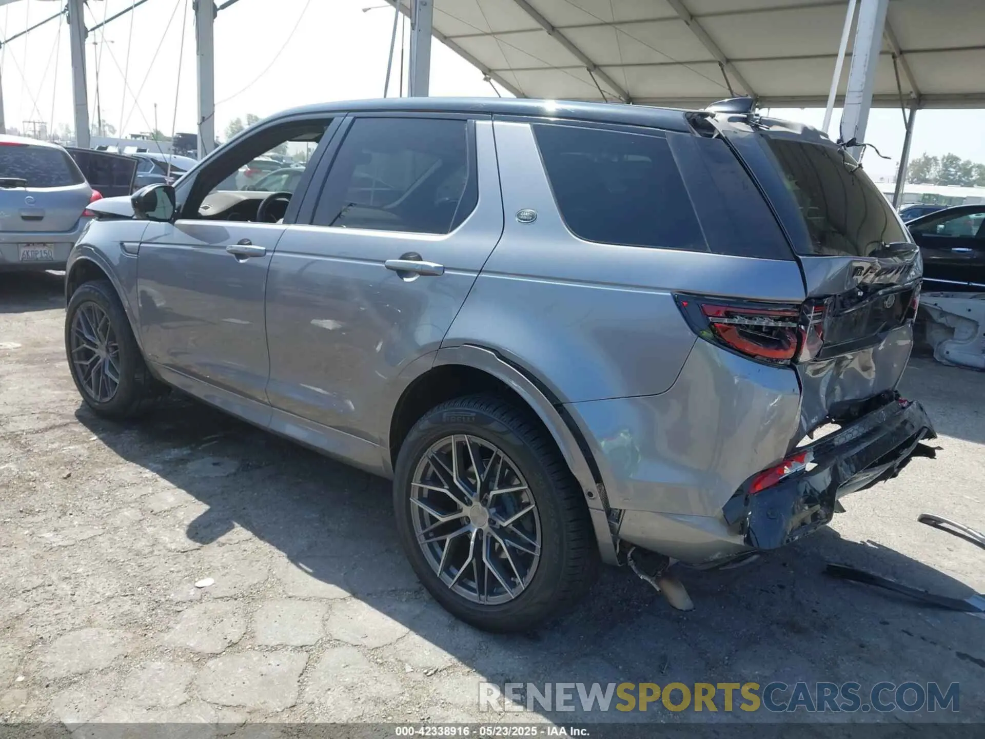3 Photograph of a damaged car SALCT2FX1MH884101 LAND ROVER DISCOVERY SPORT 2021