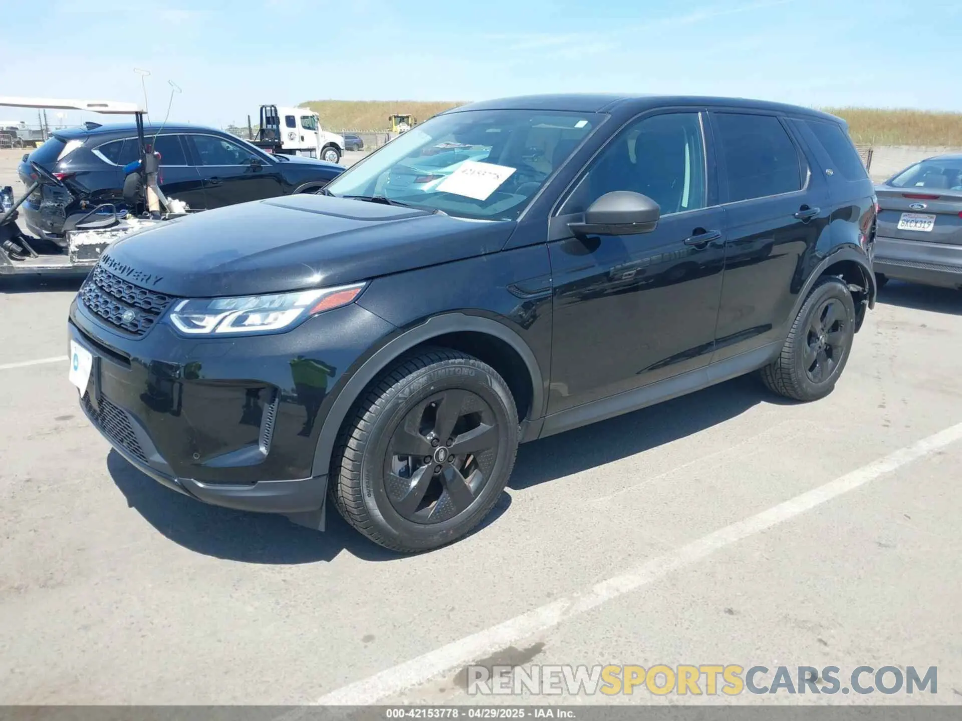 2 Фотография поврежденного автомобиля SALCJ2FX6NH911638 LAND ROVER DISCOVERY SPORT 2022