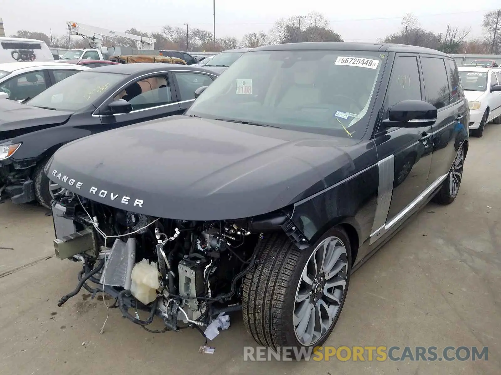 2 Photograph of a damaged car SALGS5RE1KA543366 LAND ROVER RANGE ROVE 2019