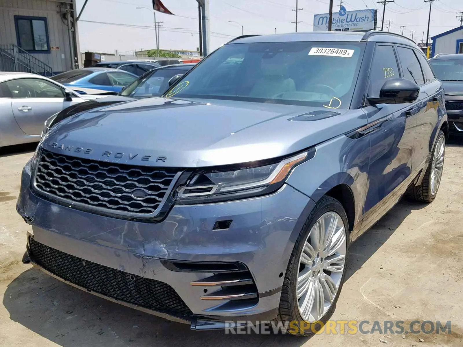 2 Фотография поврежденного автомобиля SALYL2EX7KA206787 LAND ROVER RANGE ROVE 2019