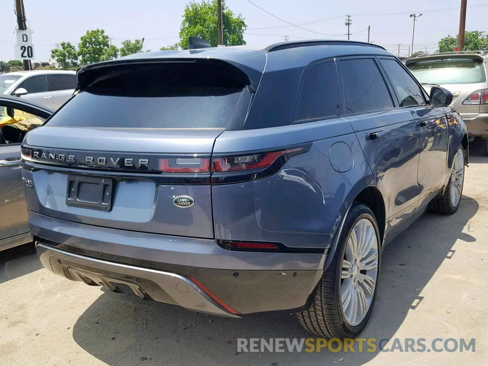 4 Фотография поврежденного автомобиля SALYL2EX7KA206787 LAND ROVER RANGE ROVE 2019