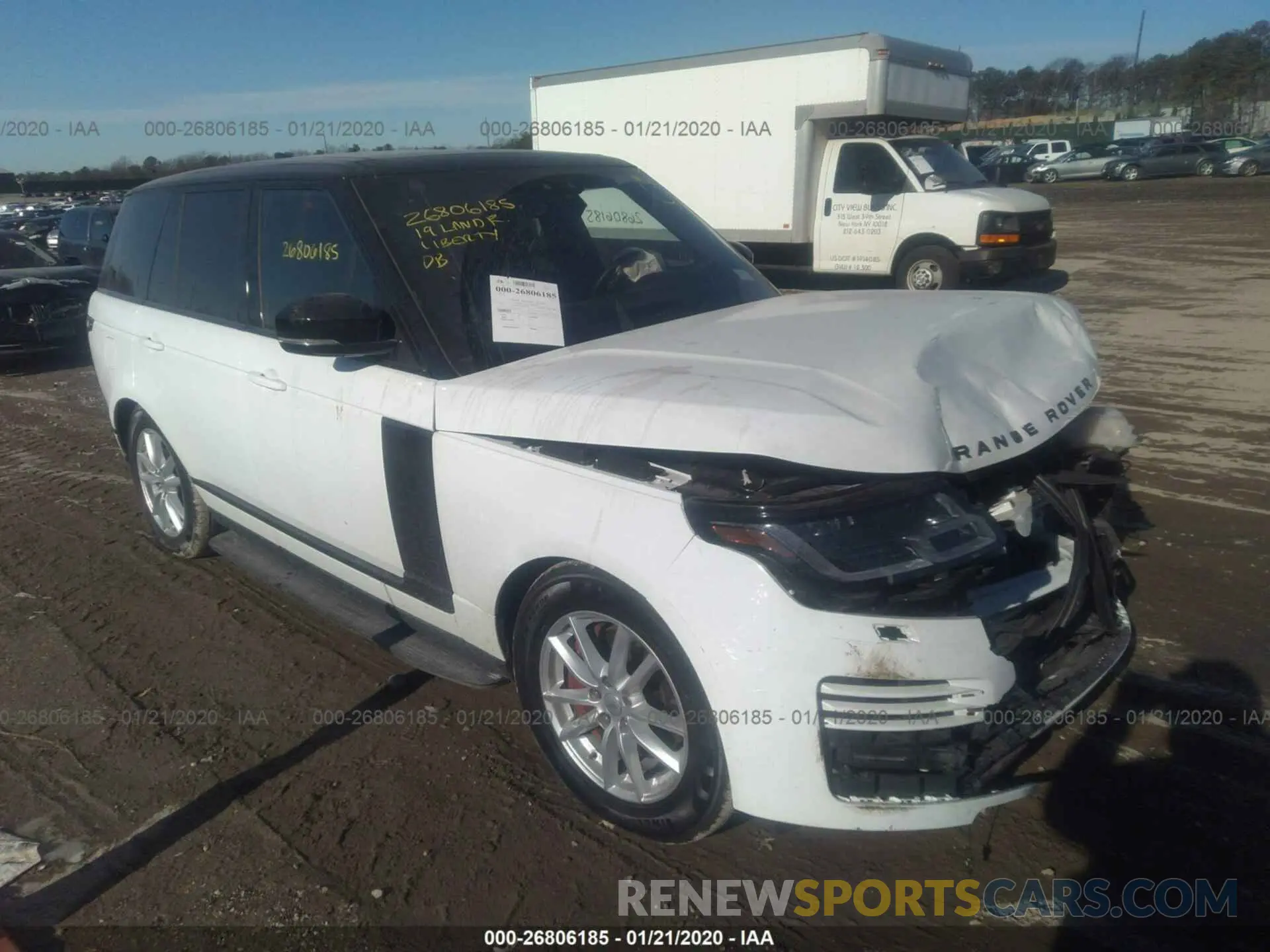 1 Photograph of a damaged car SALGR2RV6KA547715 LAND ROVER RANGE ROVER 2019