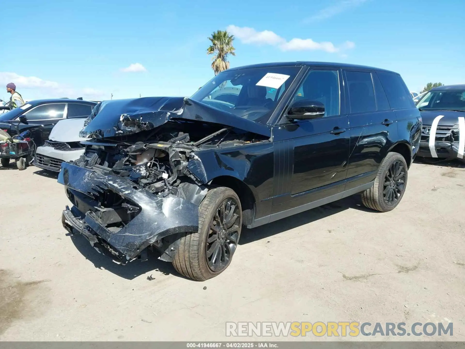 2 Фотография поврежденного автомобиля SALGS2RE4KA521117 LAND ROVER RANGE ROVER 2019