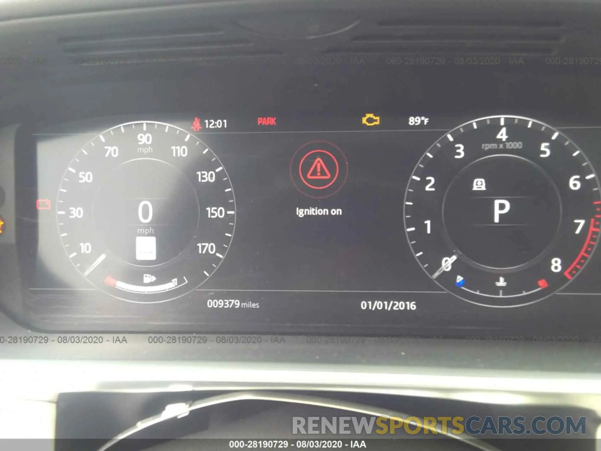 7 Photograph of a damaged car SALGS2RE5KA534913 LAND ROVER RANGE ROVER 2019