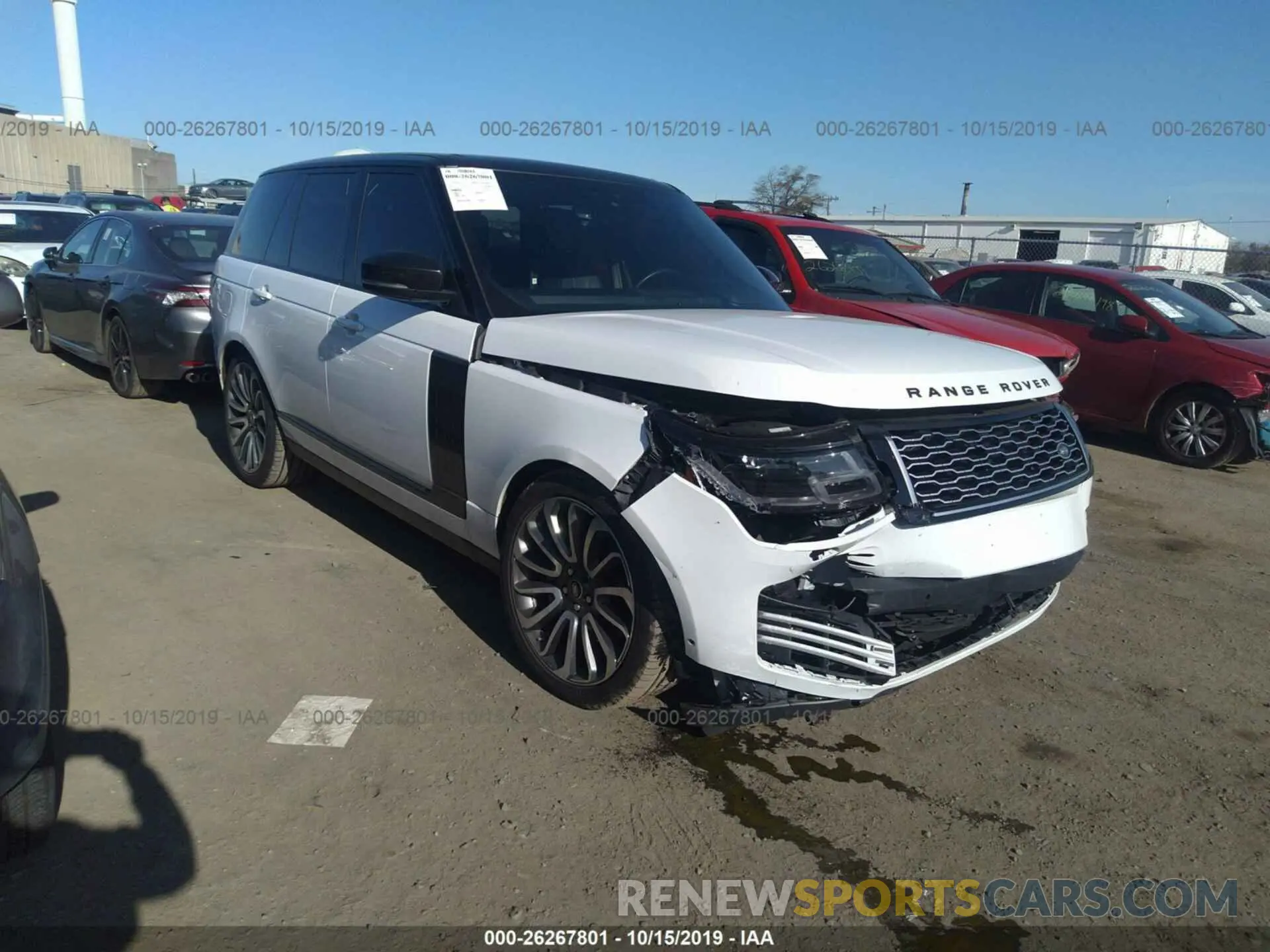 1 Photograph of a damaged car SALGS2RE6KA520941 LAND ROVER RANGE ROVER 2019
