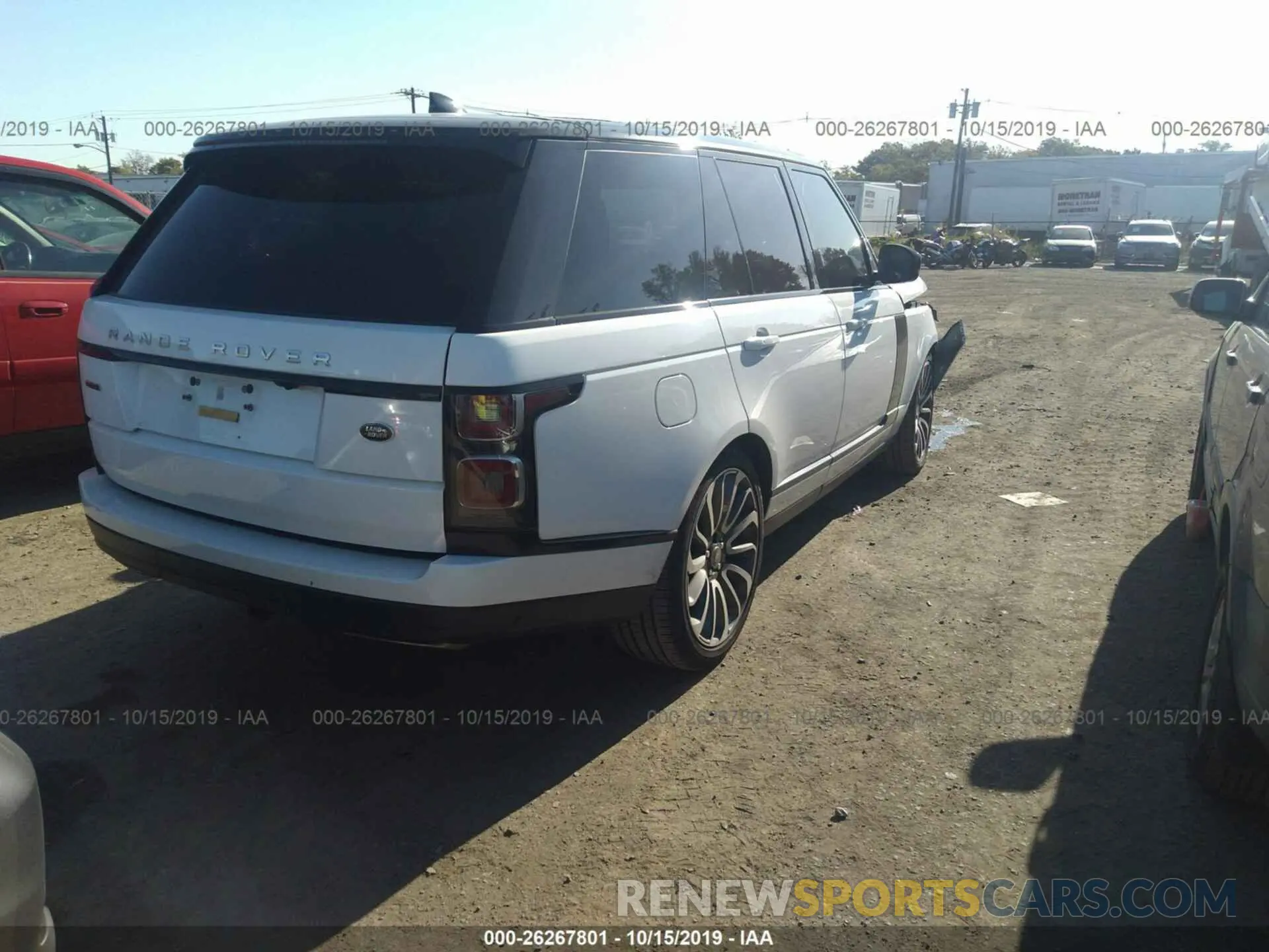 4 Photograph of a damaged car SALGS2RE6KA520941 LAND ROVER RANGE ROVER 2019